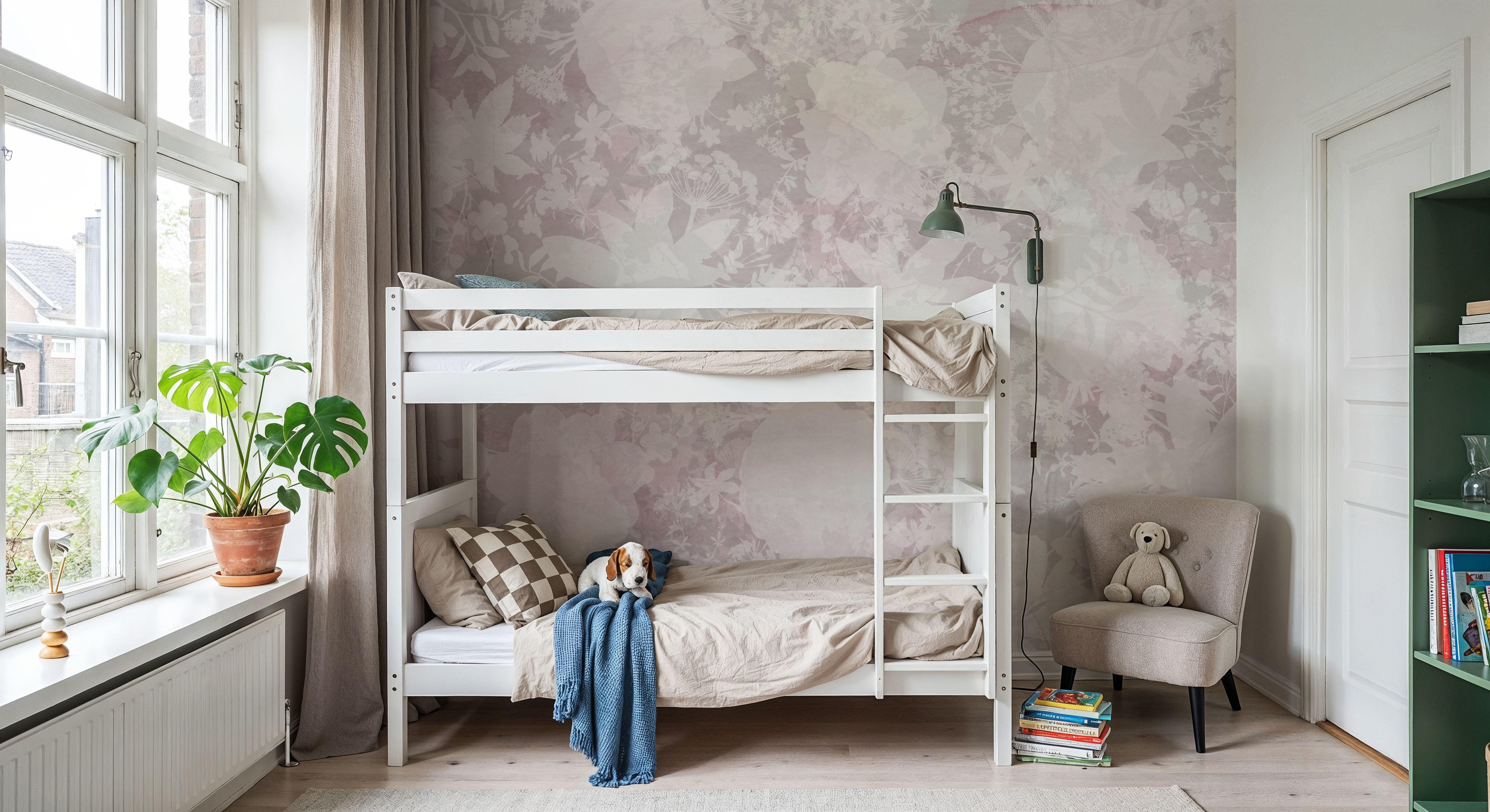 Flower Silhouette Red