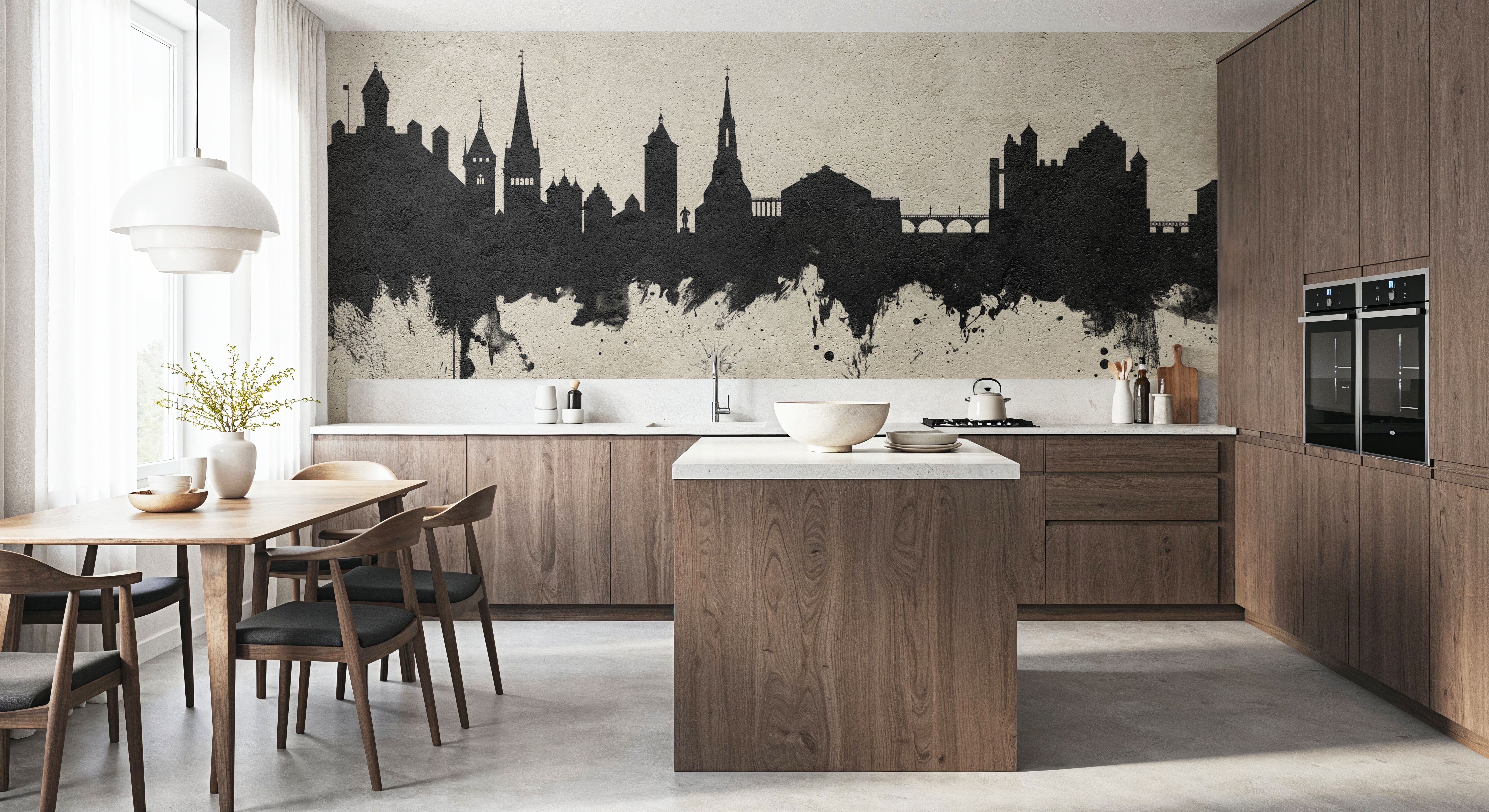 Schaffhausen Switzerland Skyline Concrete