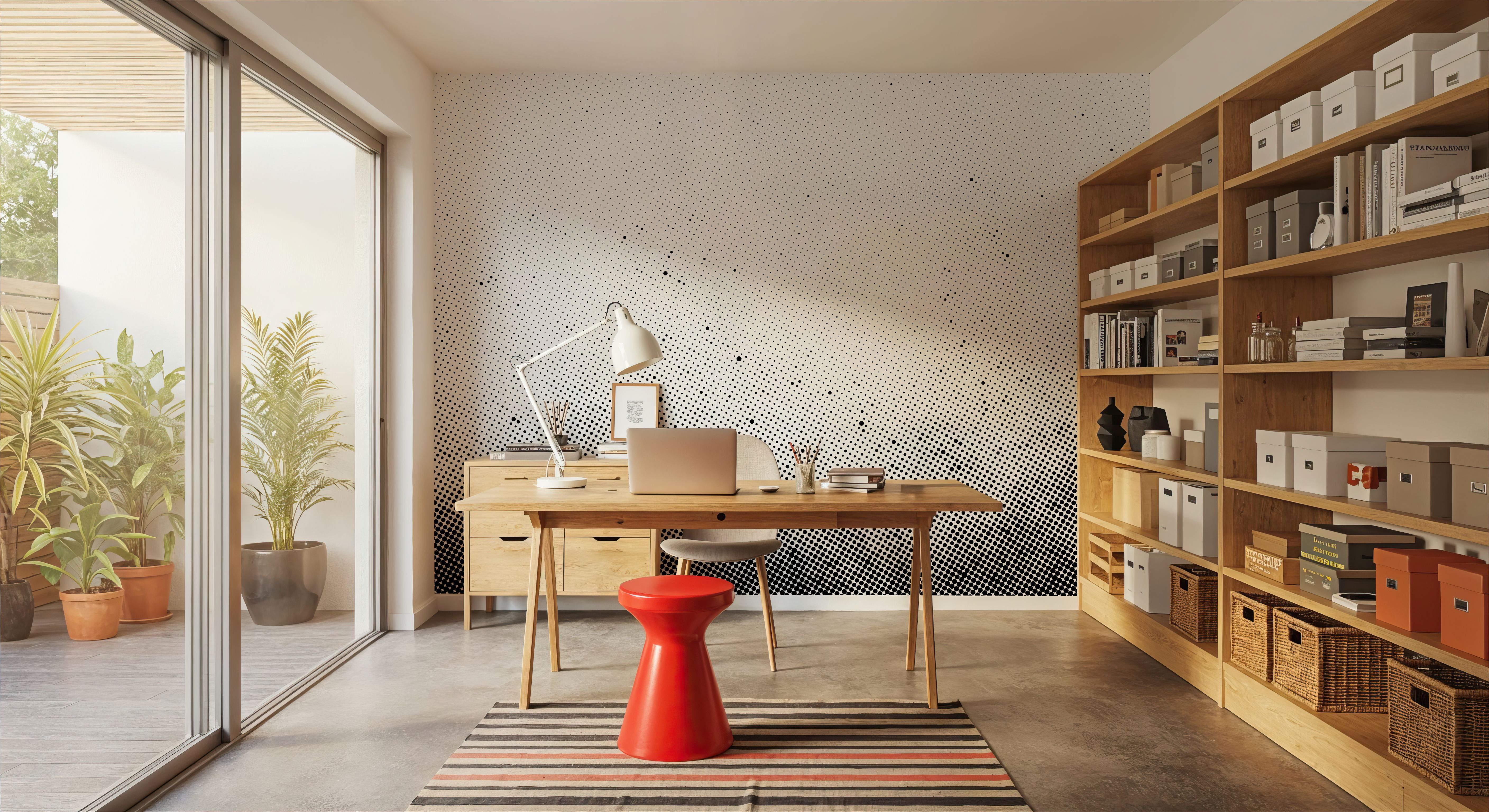 Gradient Halftone Dots, Tapeten