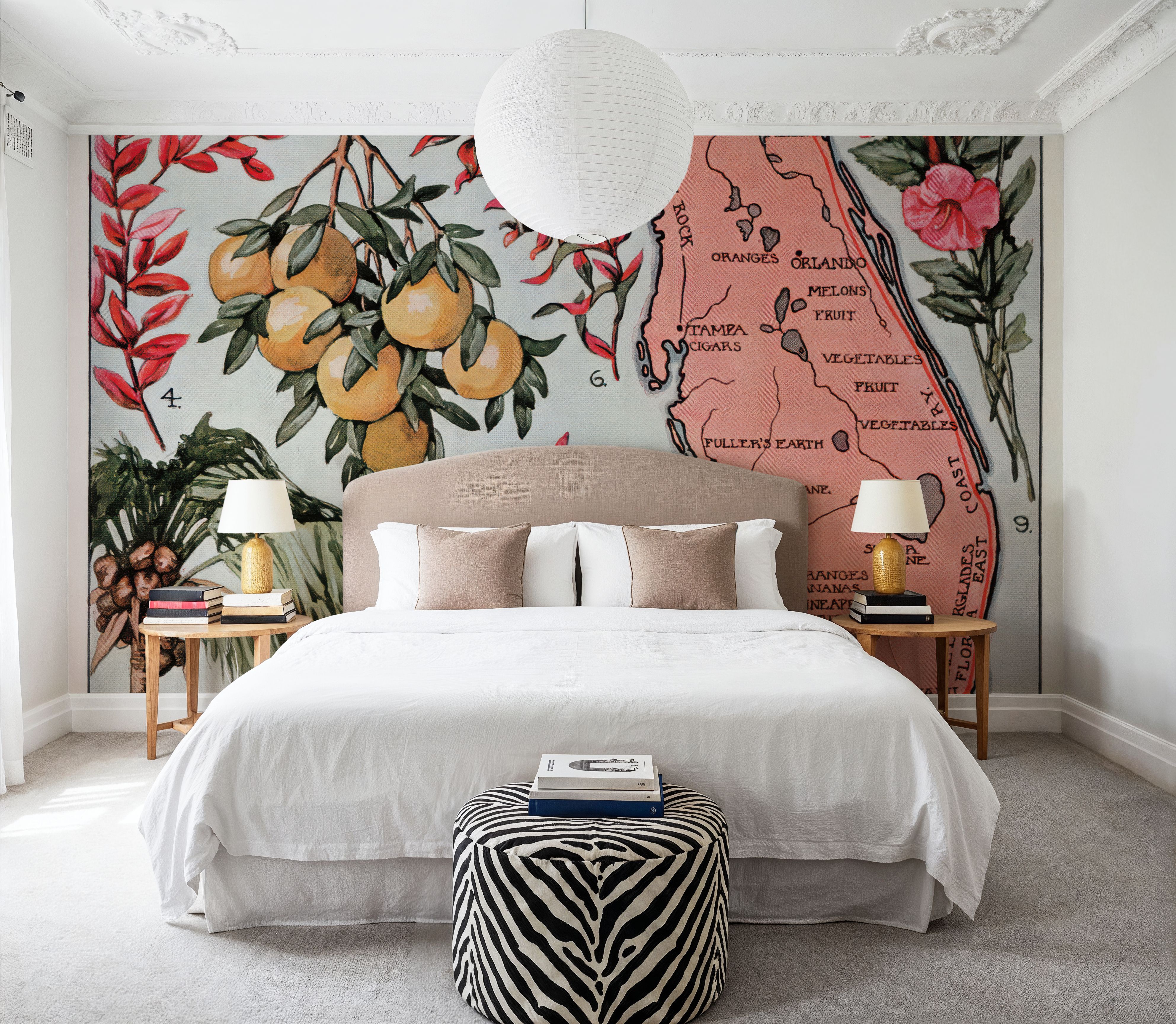 Vintage Florida Botanical Map