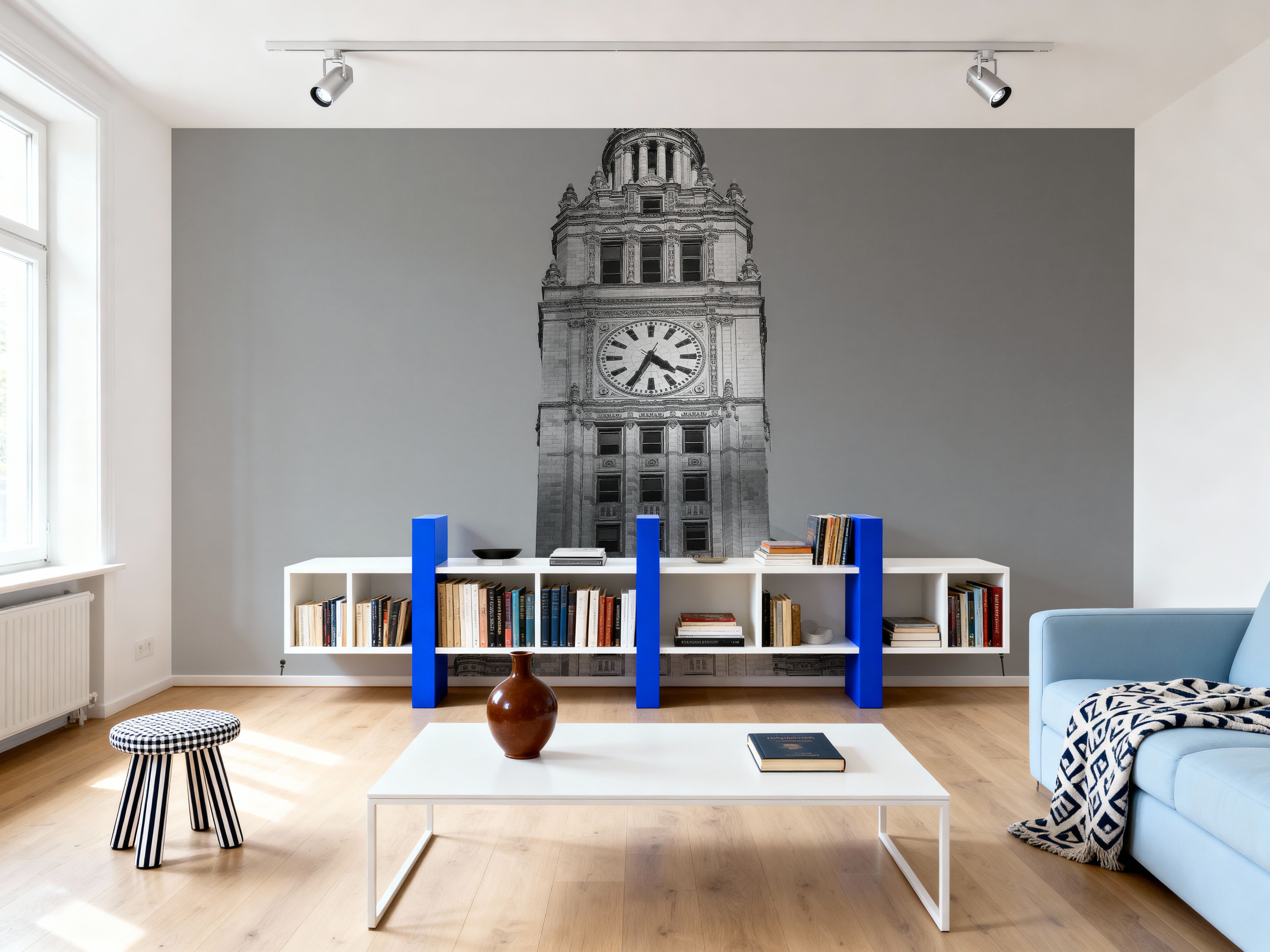 Chicago River Walk BW