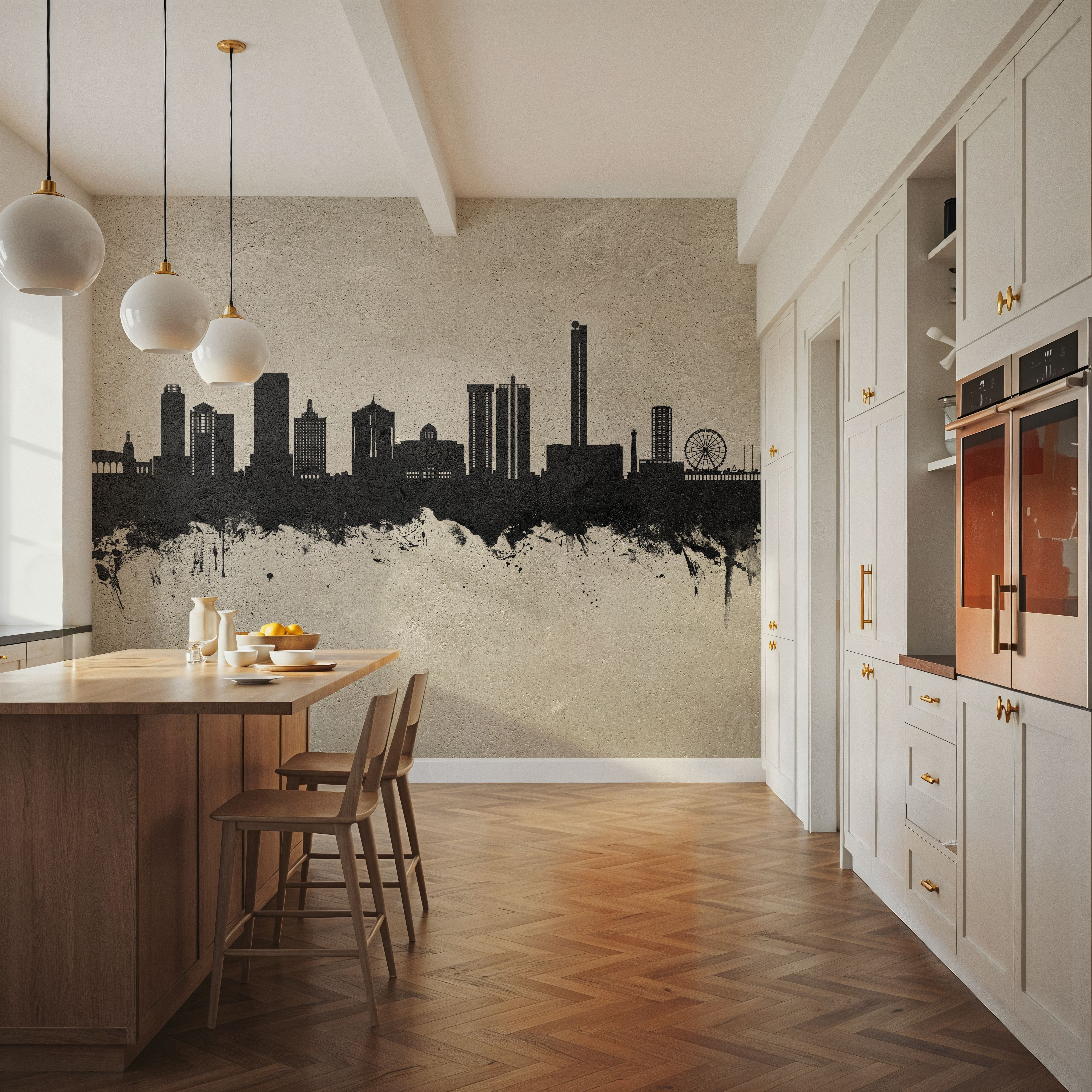 Atlantic City New Jersey Skyline Concrete