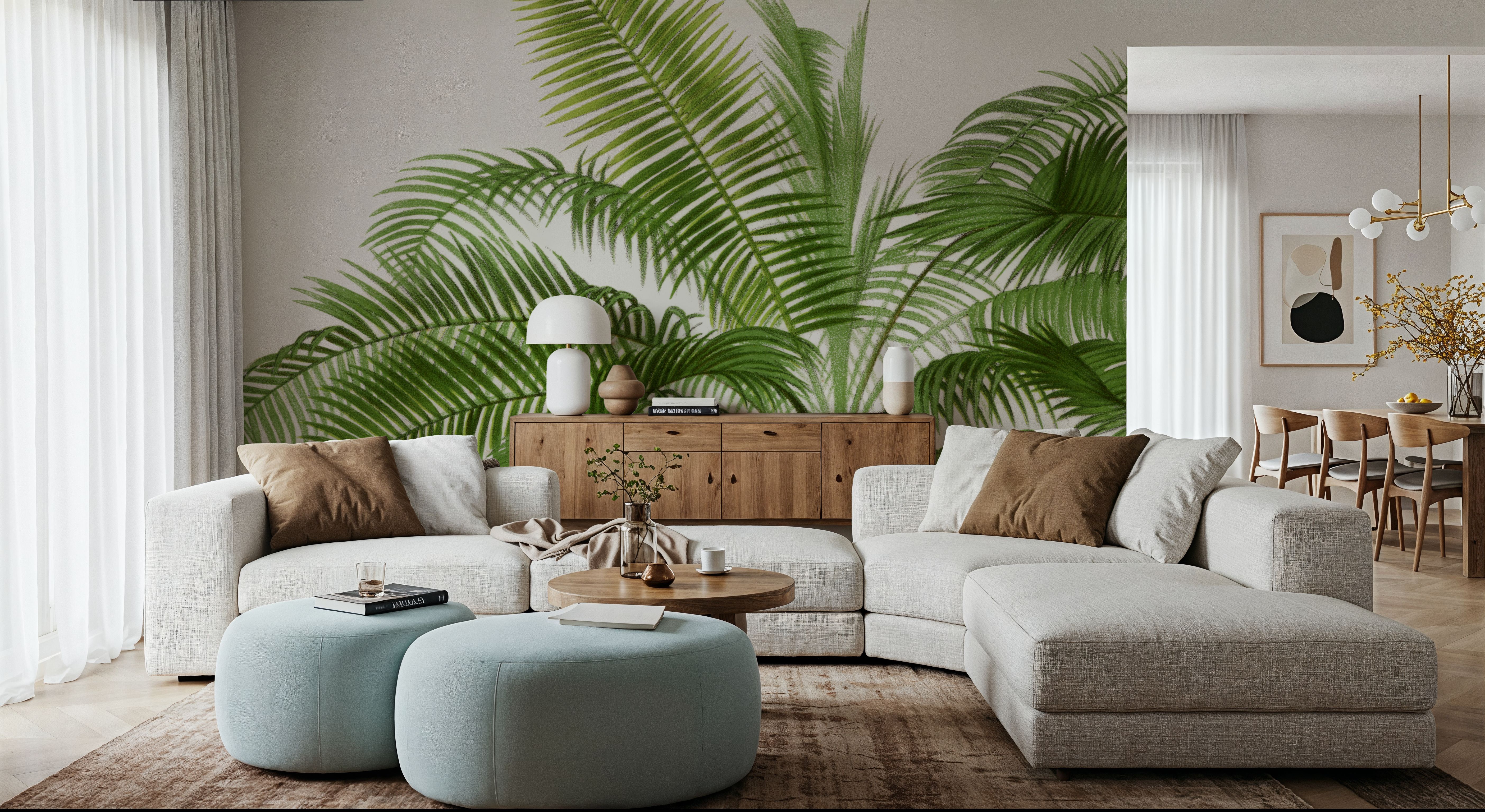 Vintage Palm Tree II, Wallpaper