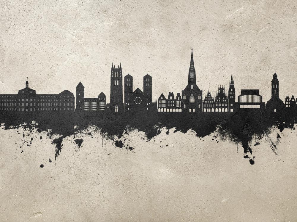 Münster Germany Skyline Concrete