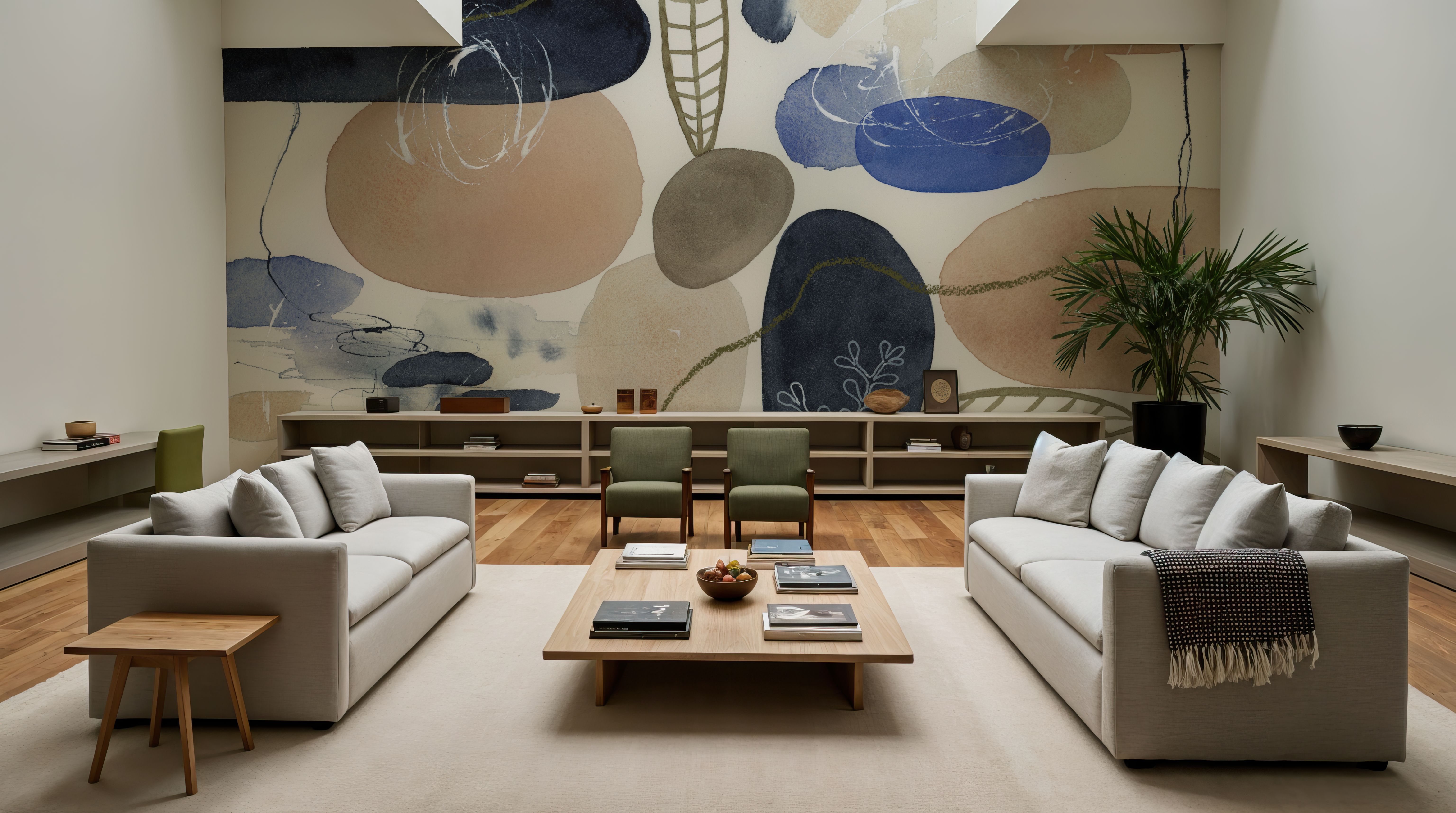 Leaves and Stones, Wallpaper