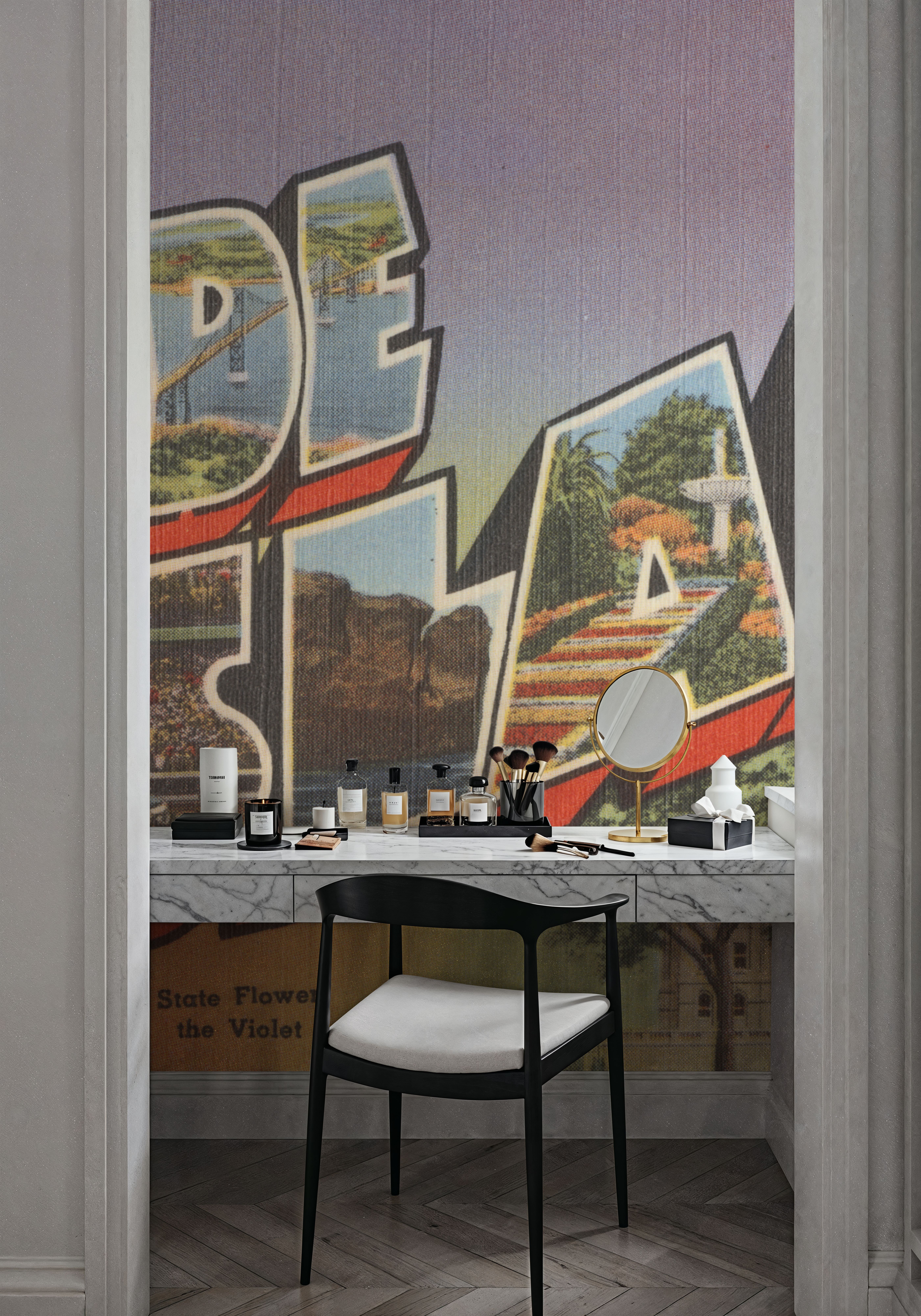 Greetings from Rhode Island - Screenprint Postcard