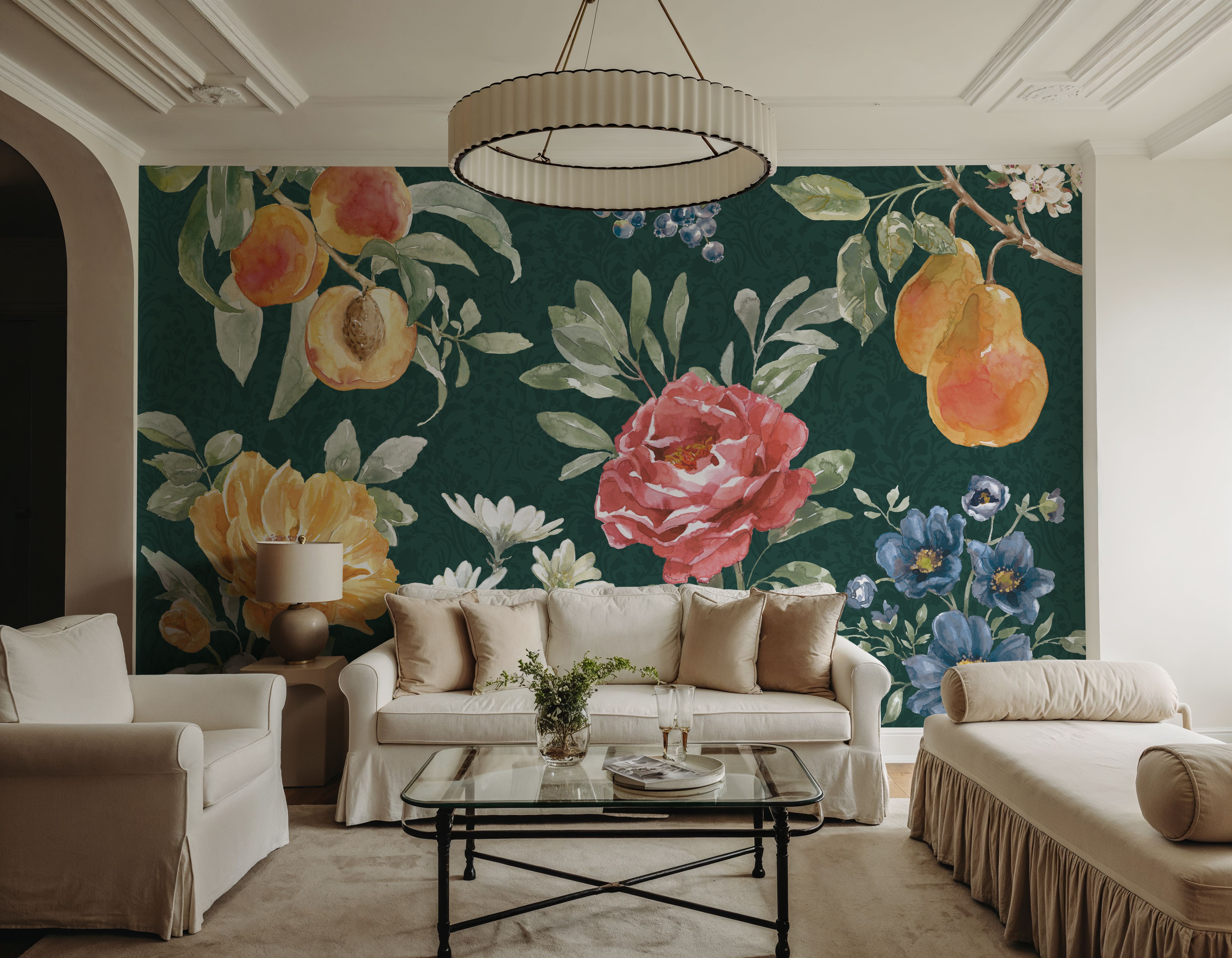 Floral Solitude Green