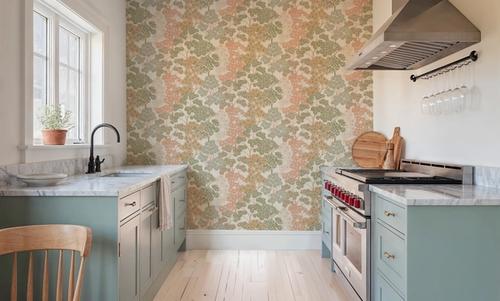 Overleaf Woodland Pattern, Green