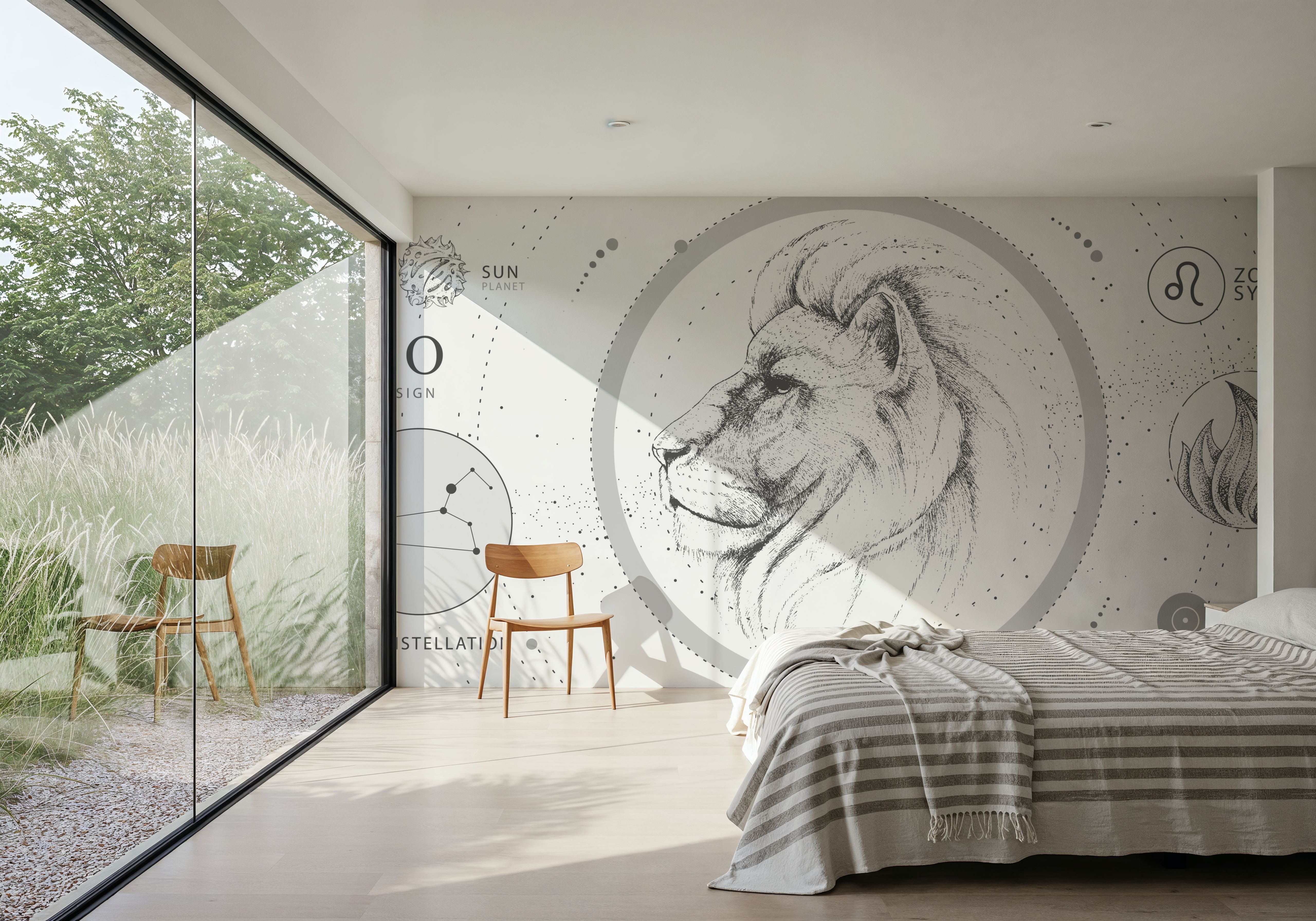 Leo Zodiac, Wallpaper