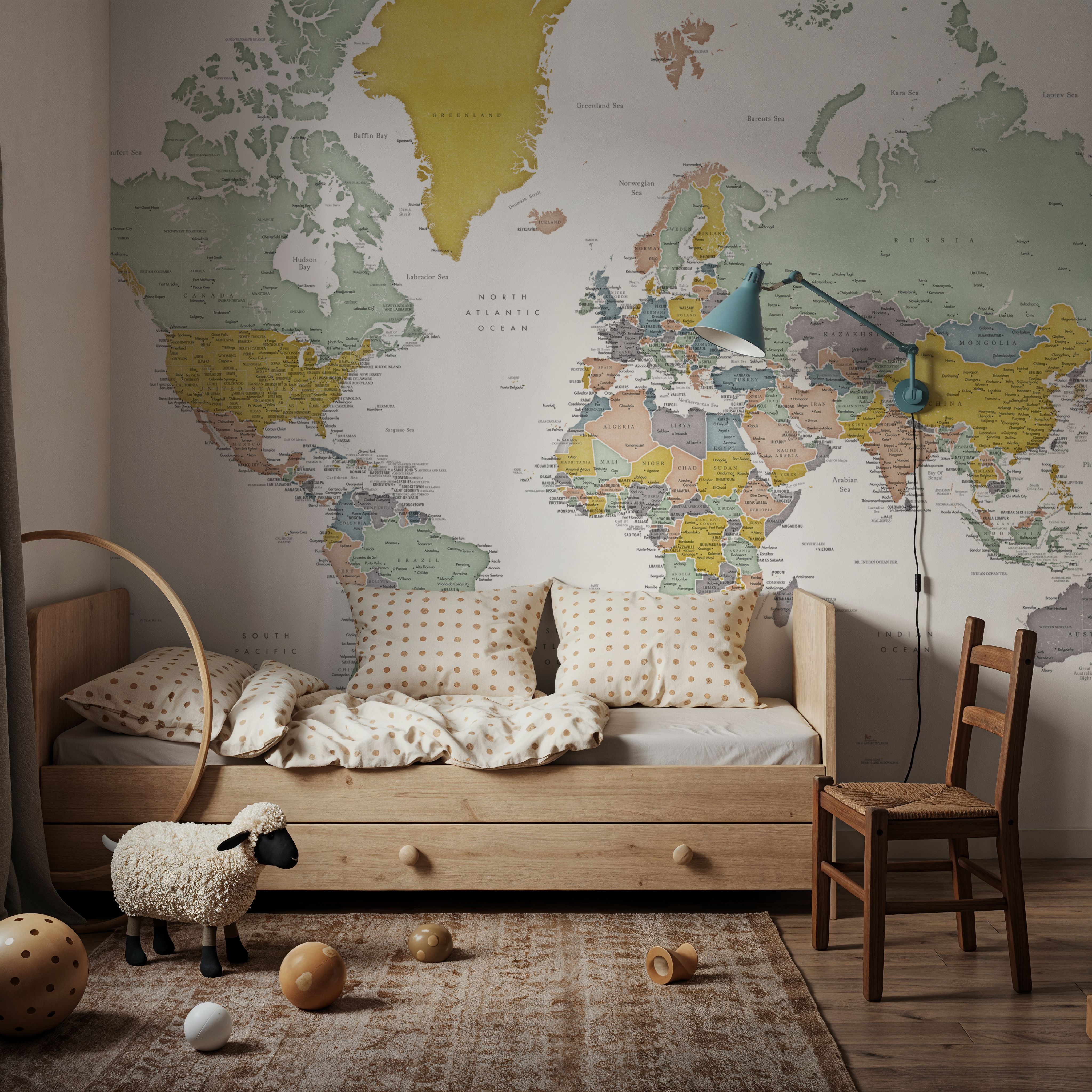 World Map Cities - Patti