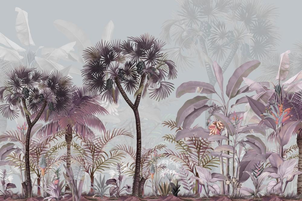 Tropical Forest Strolls Blue