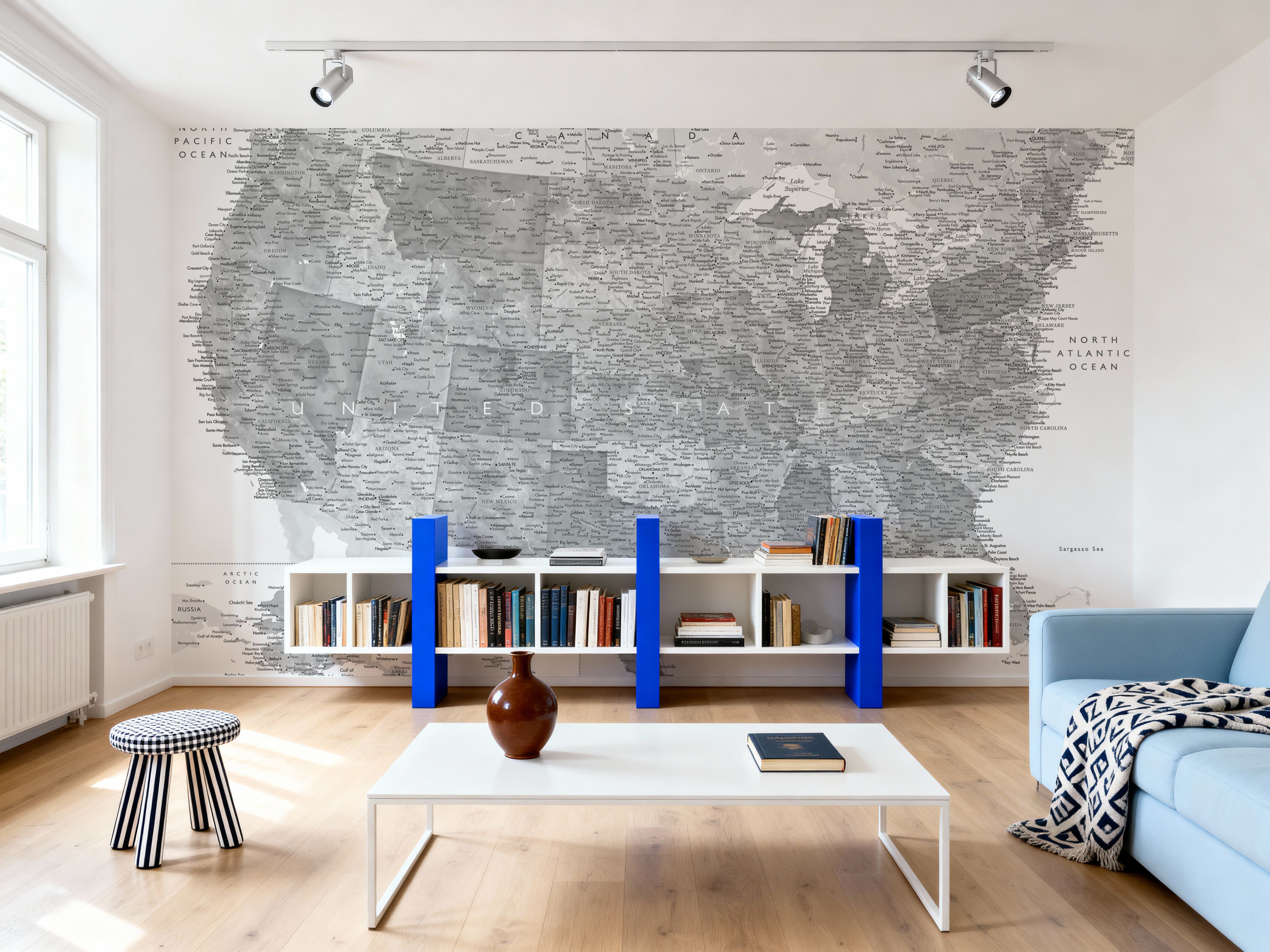 US Map Detailed - Jimmy, Wallpaper