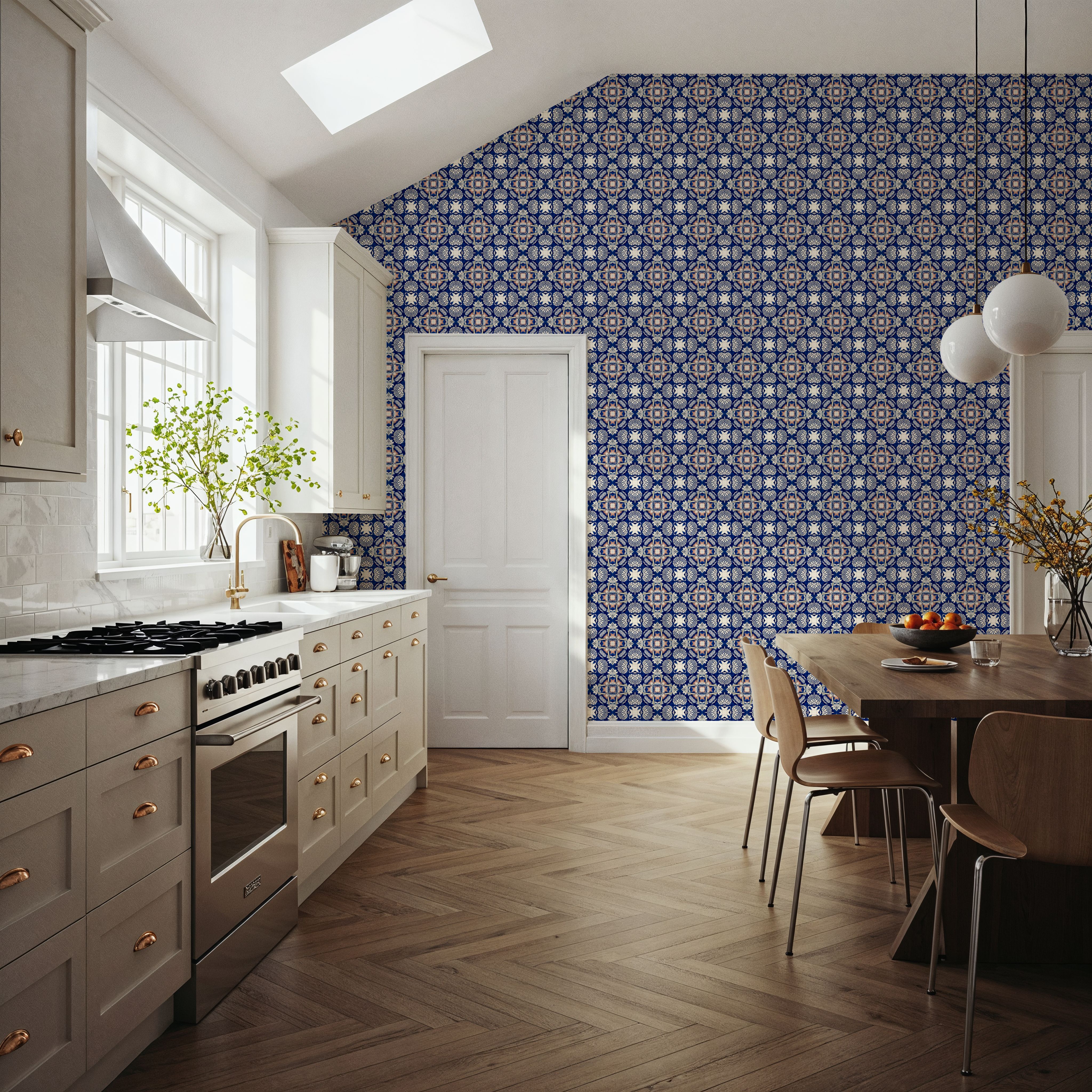 Nara Indigo And Peach