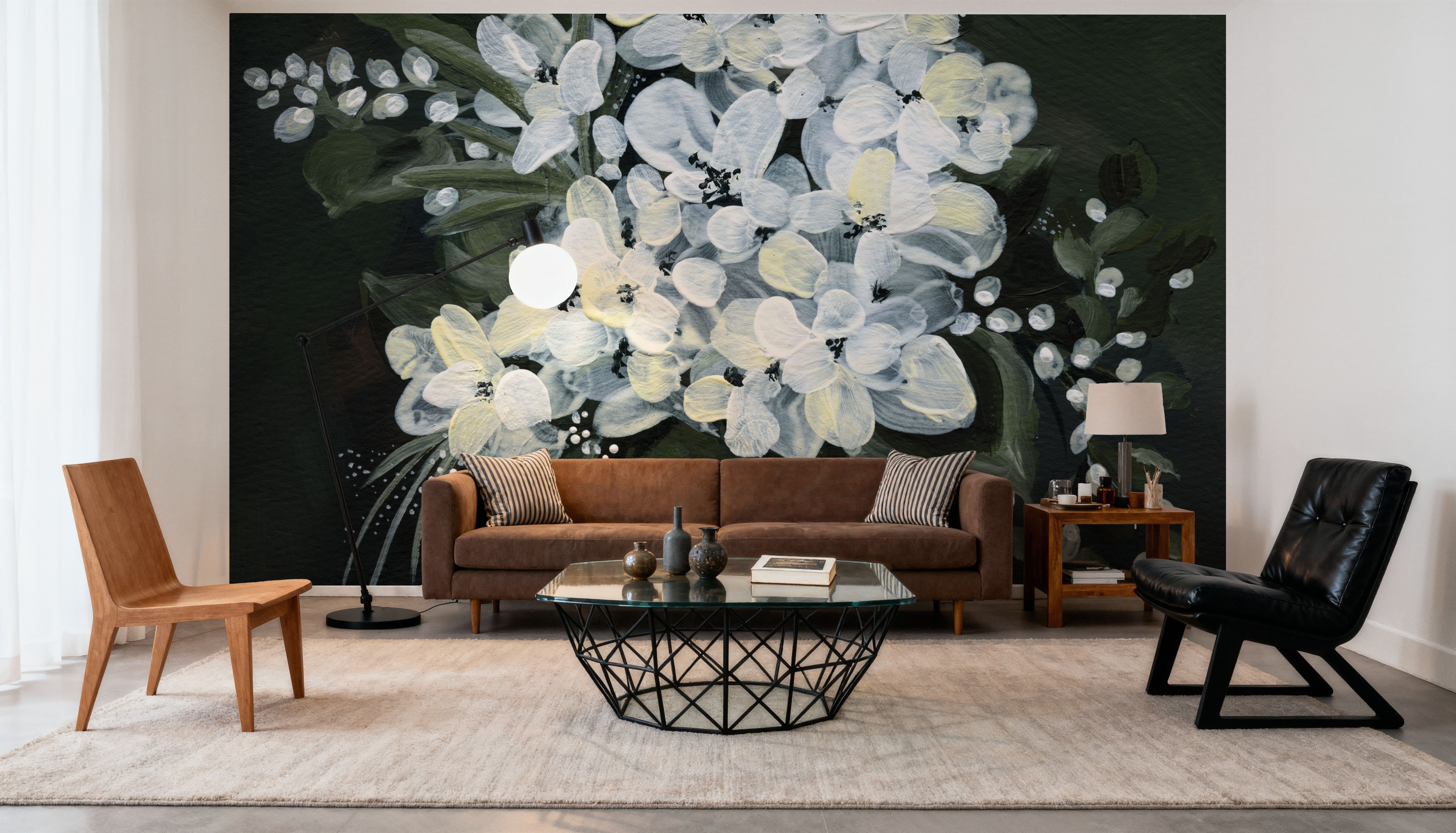 White Flowers in Vase