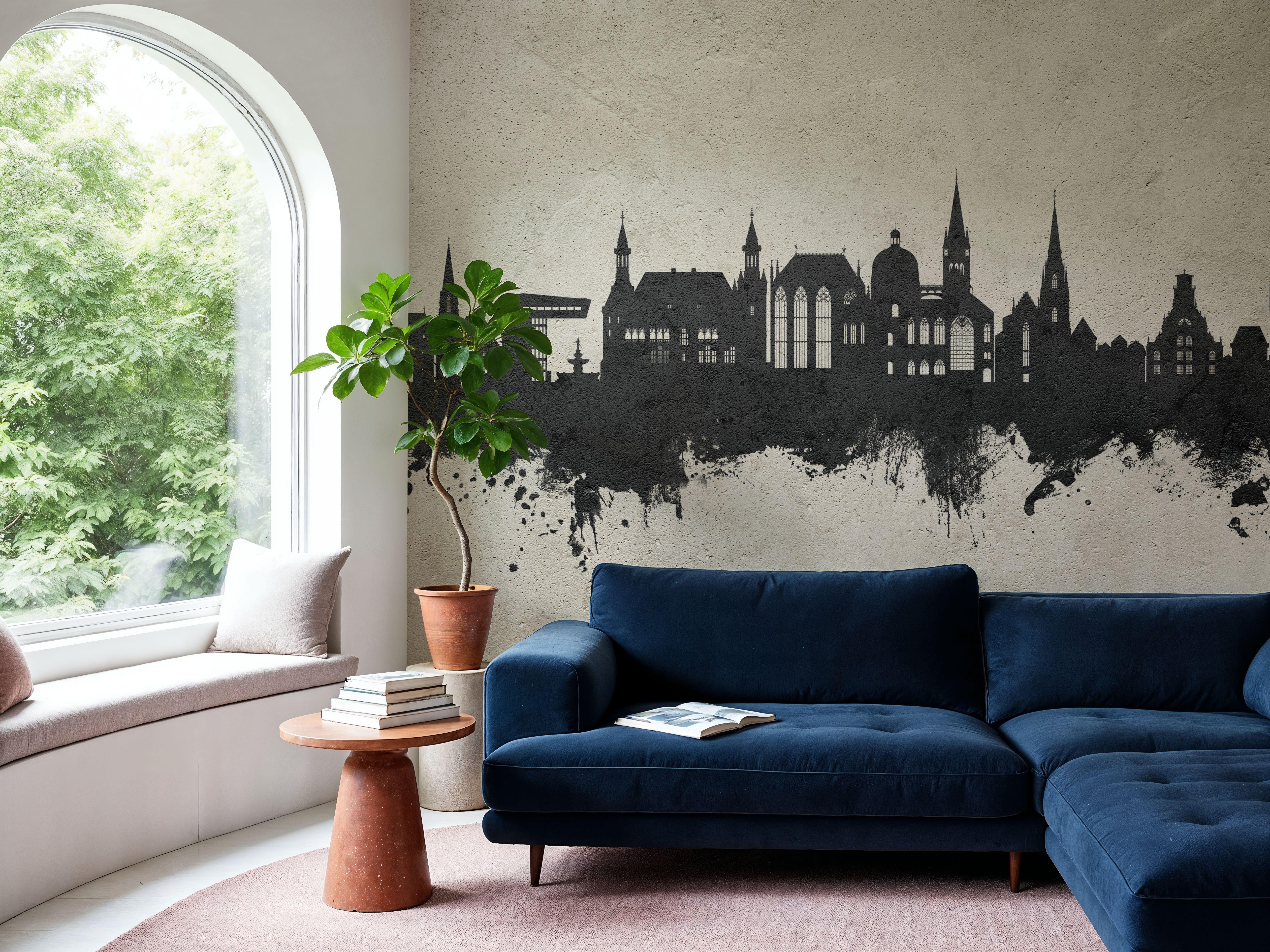 Aachen Germany Skyline Concrete