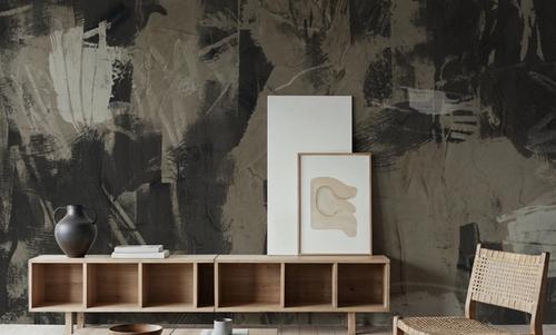 Plaster and Ebony I