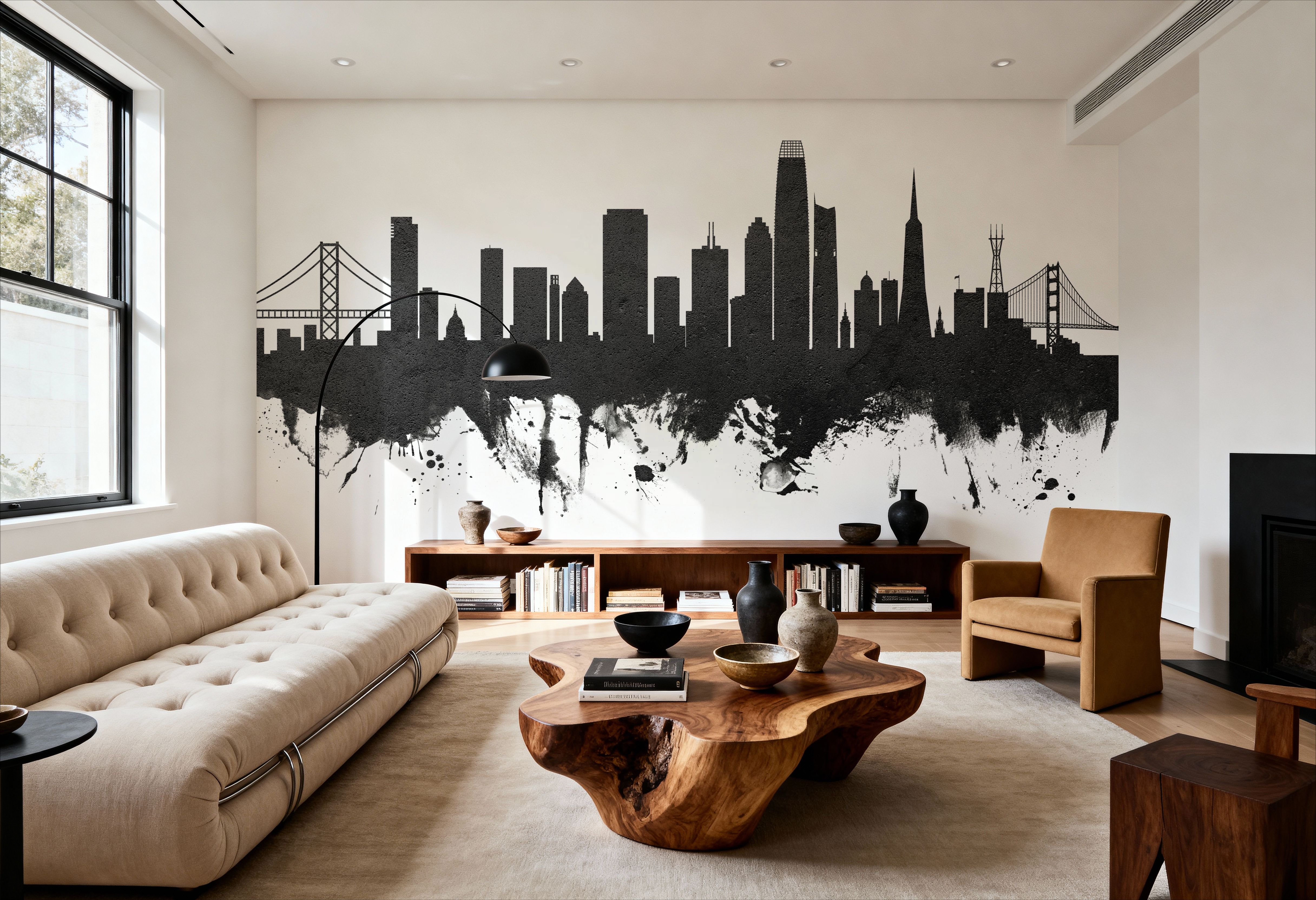 San Francisco Skyline Black & White