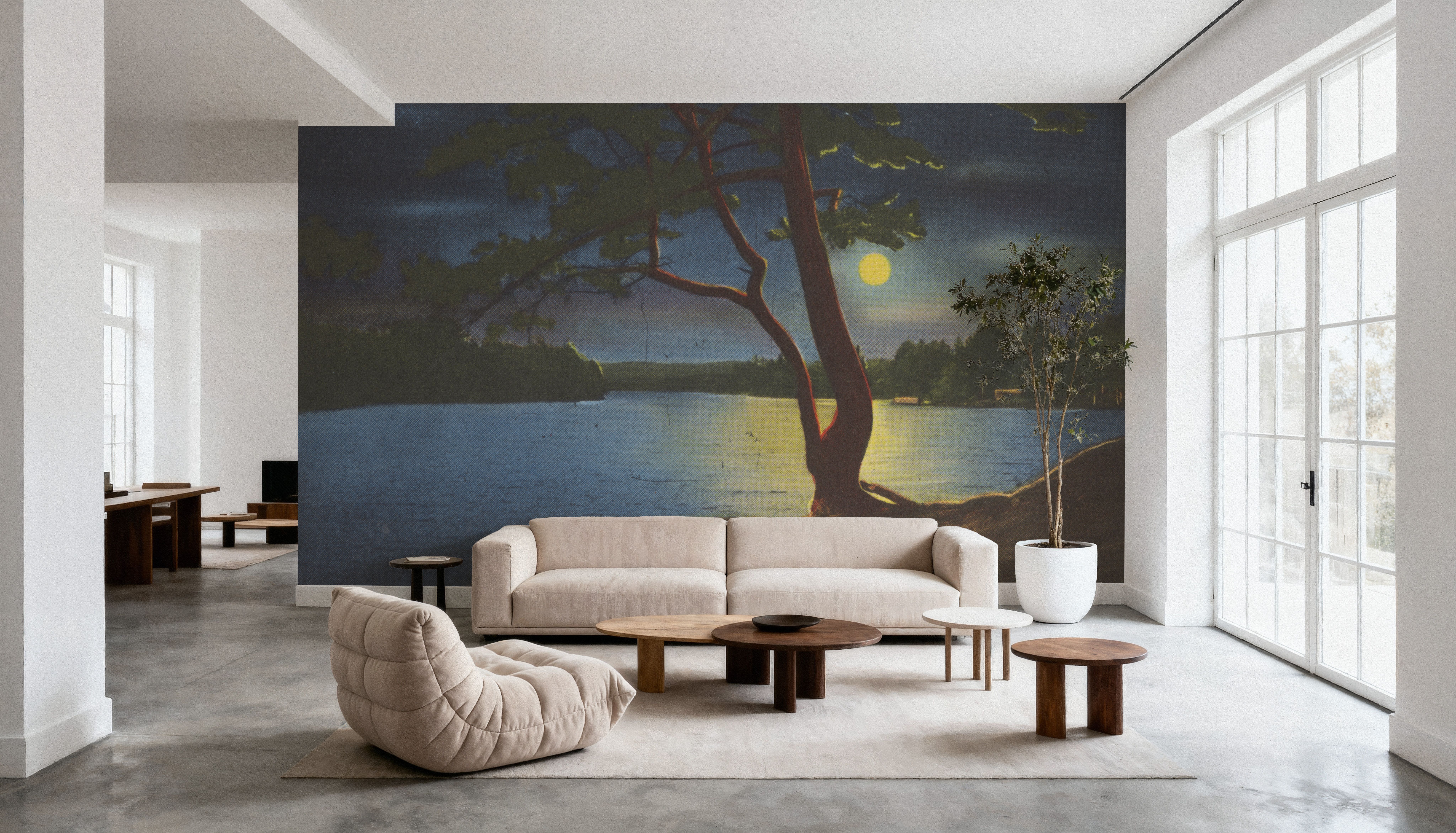 Moonshadow - Screenprint Postcard