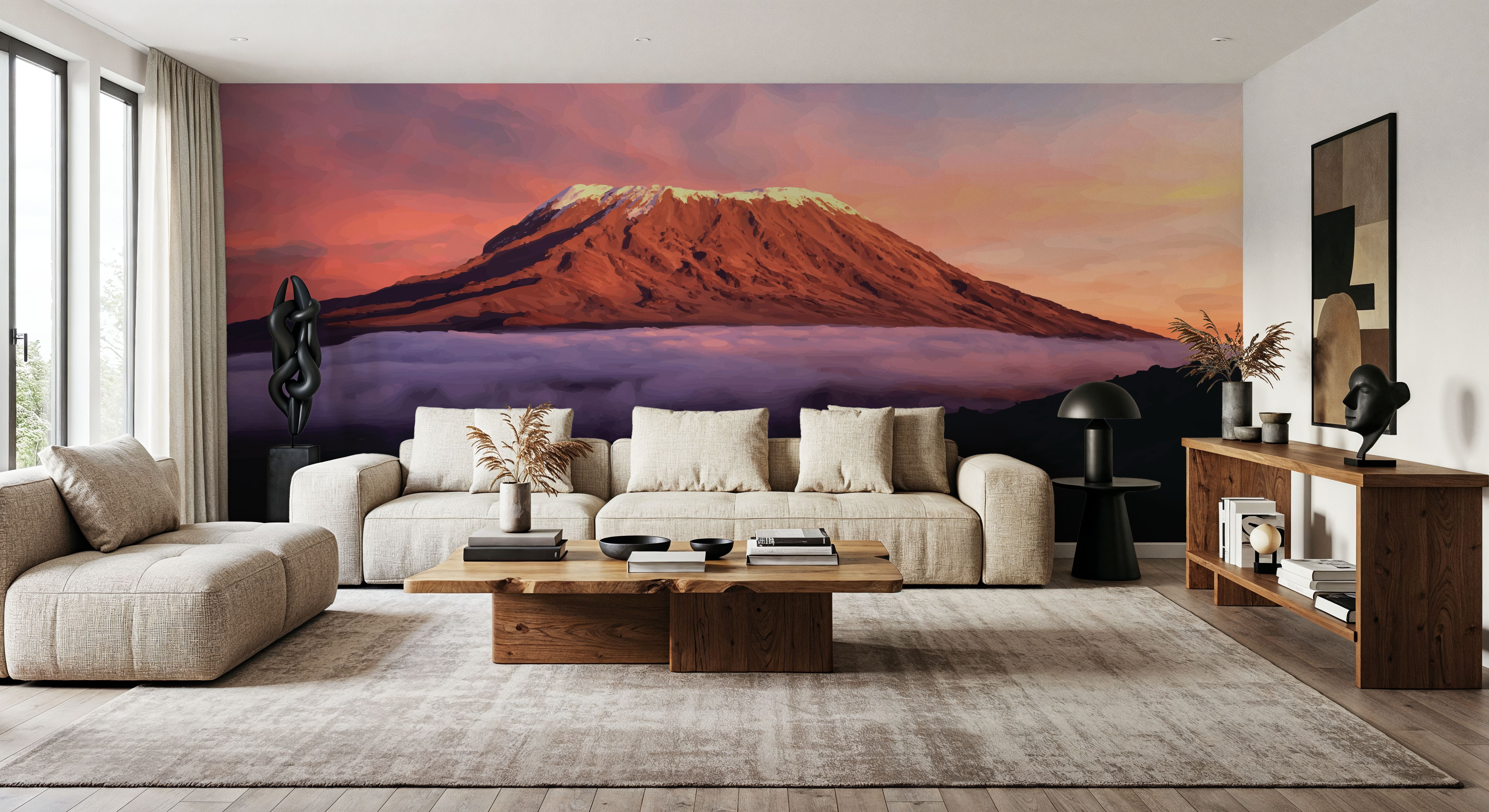 Kilimanjaro Drawing, Wallpaper