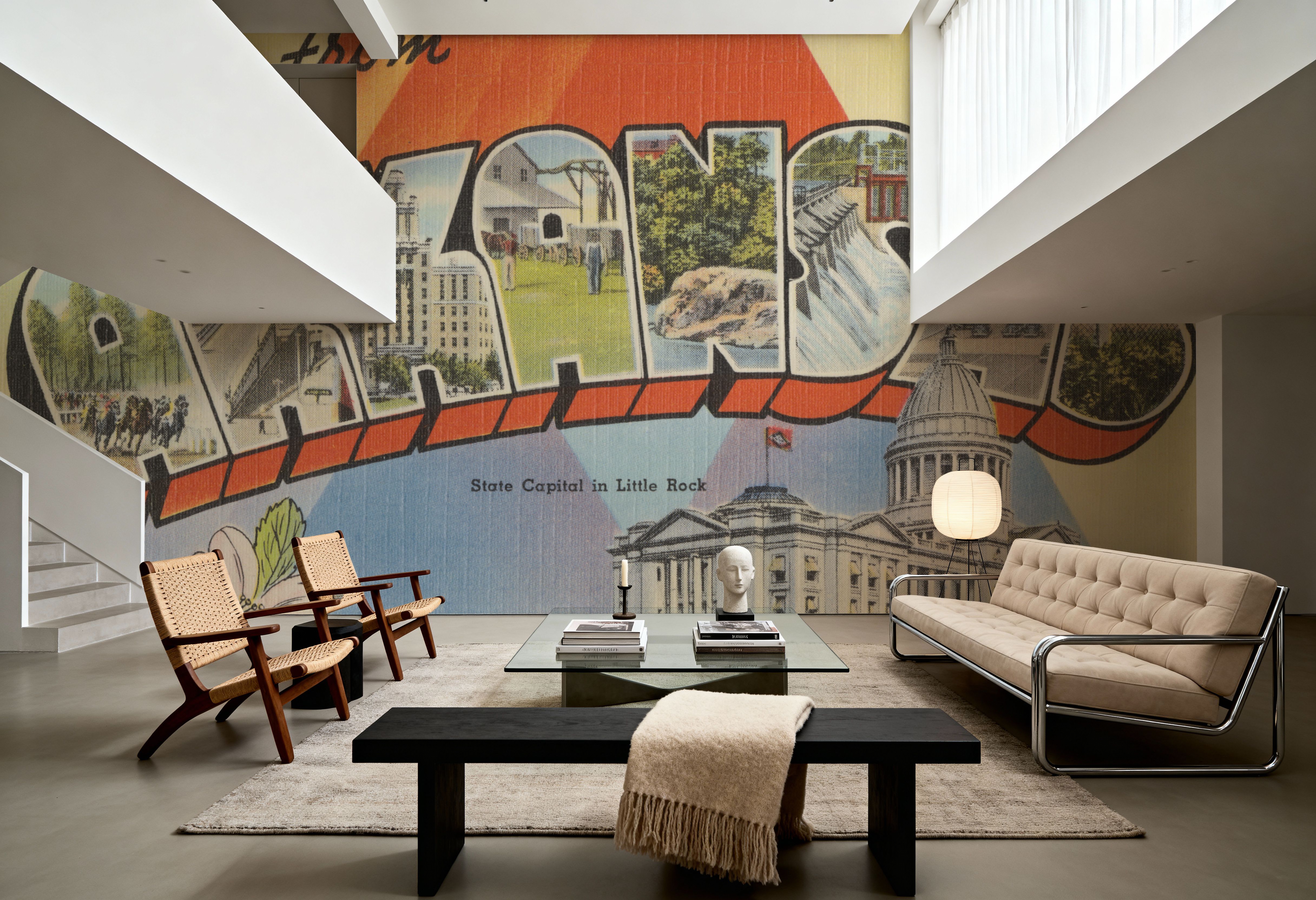 Greetings from Arkansas - Screenprint Postcard