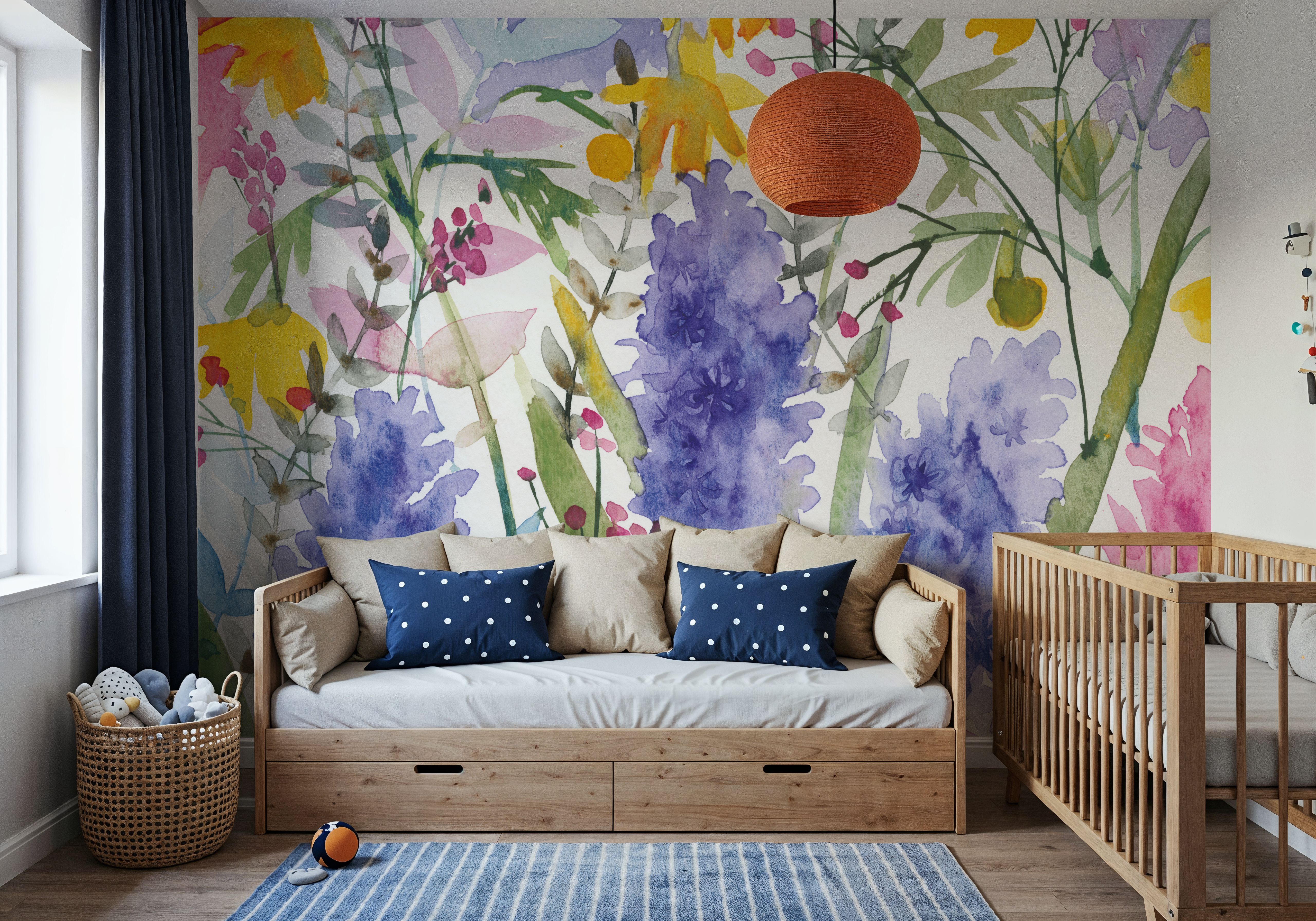 March Flowers, Behang