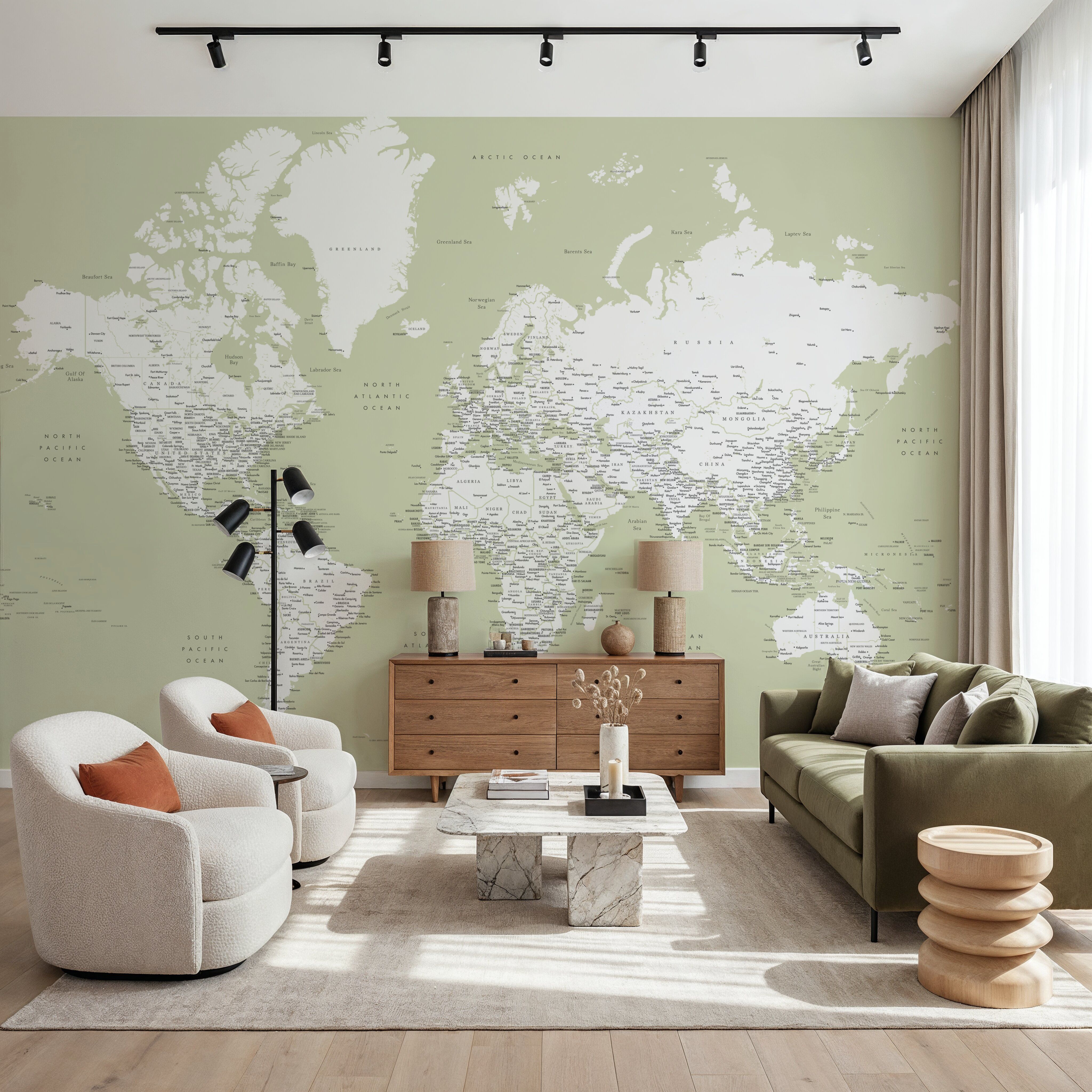 World Map Cities - Xolani