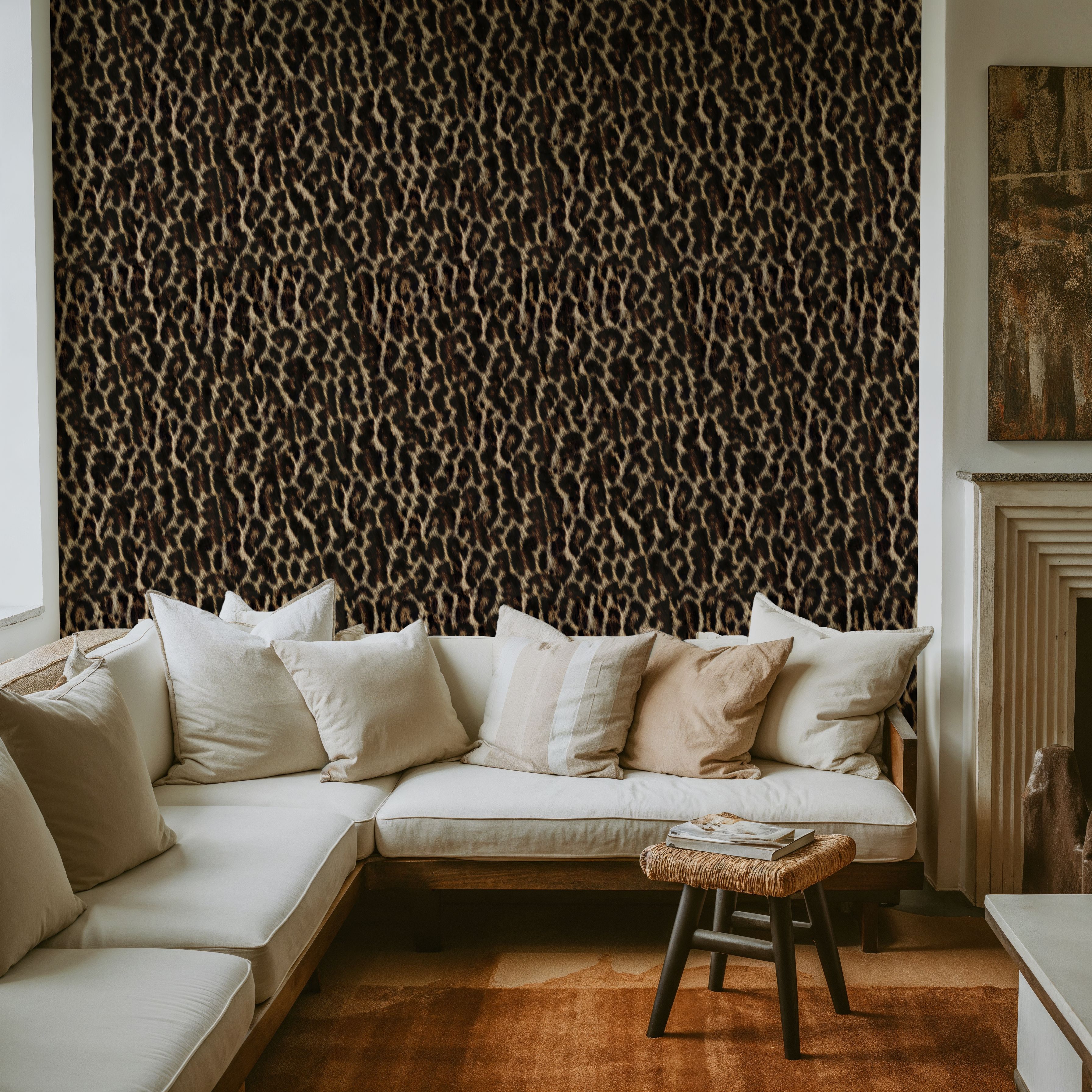 Leopard Fur Texture no.III, Papier peint