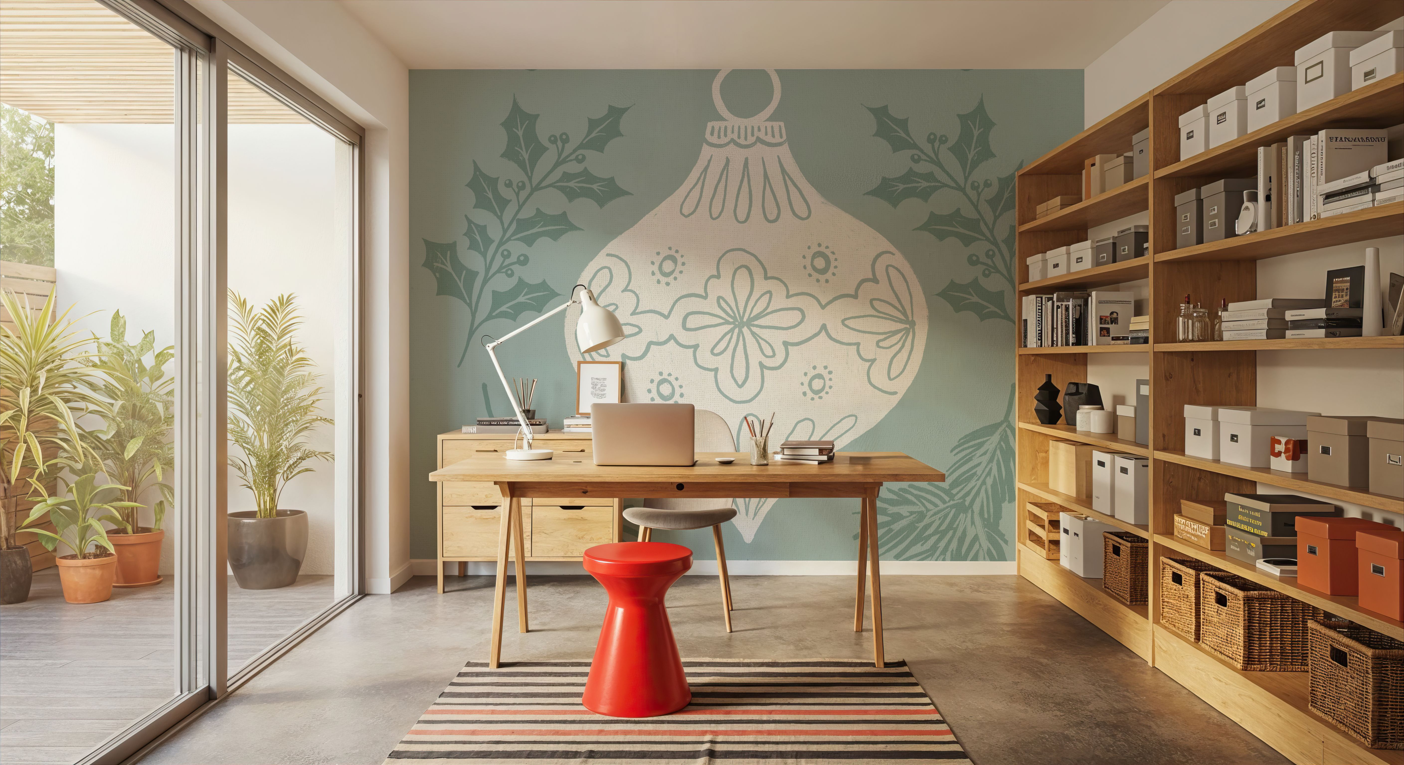 Holiday Form VII, Behang