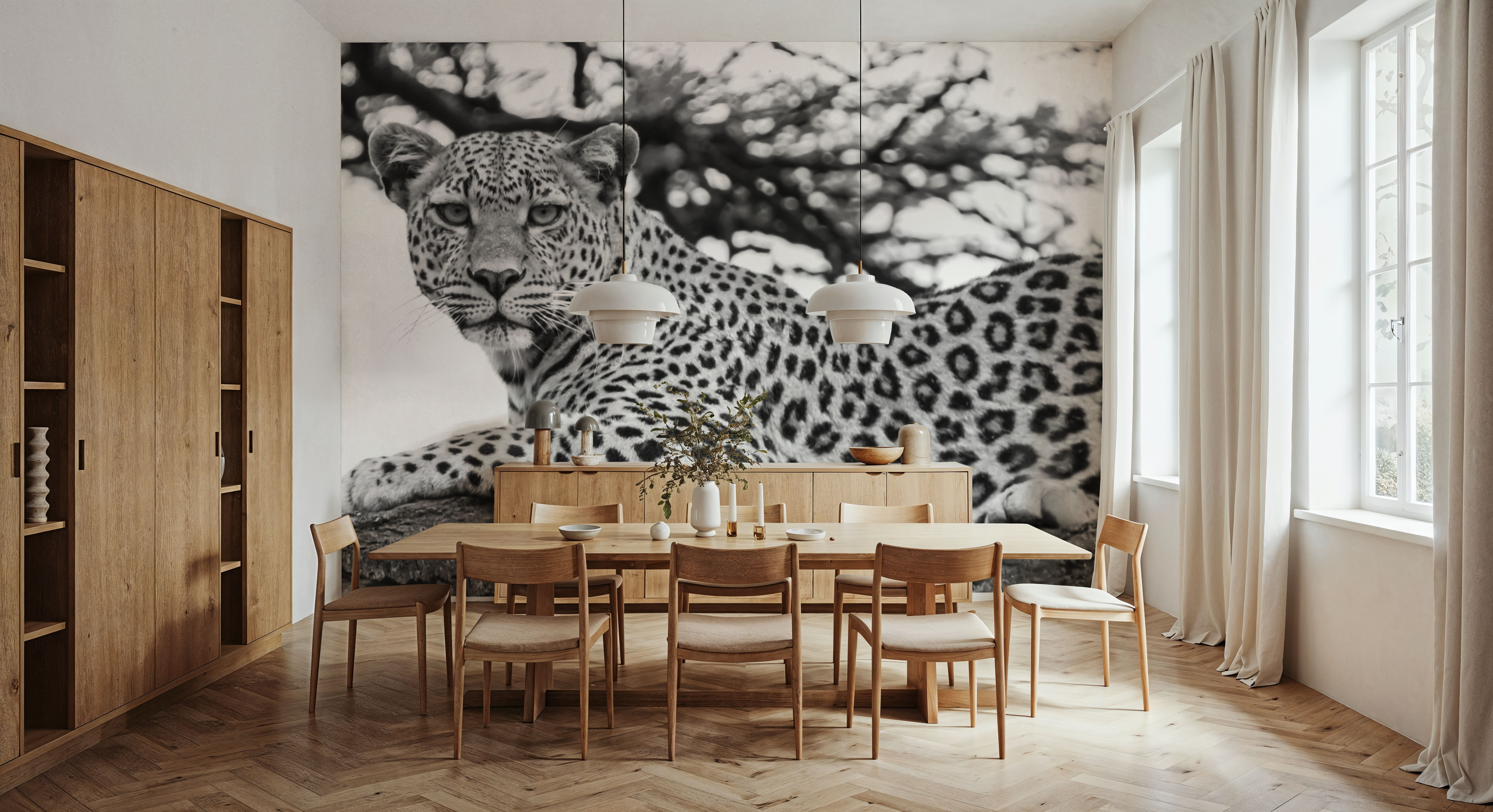 Lounging Leopard Neutral