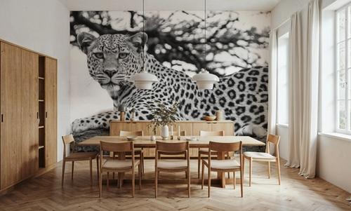 Lounging Leopard Neutral