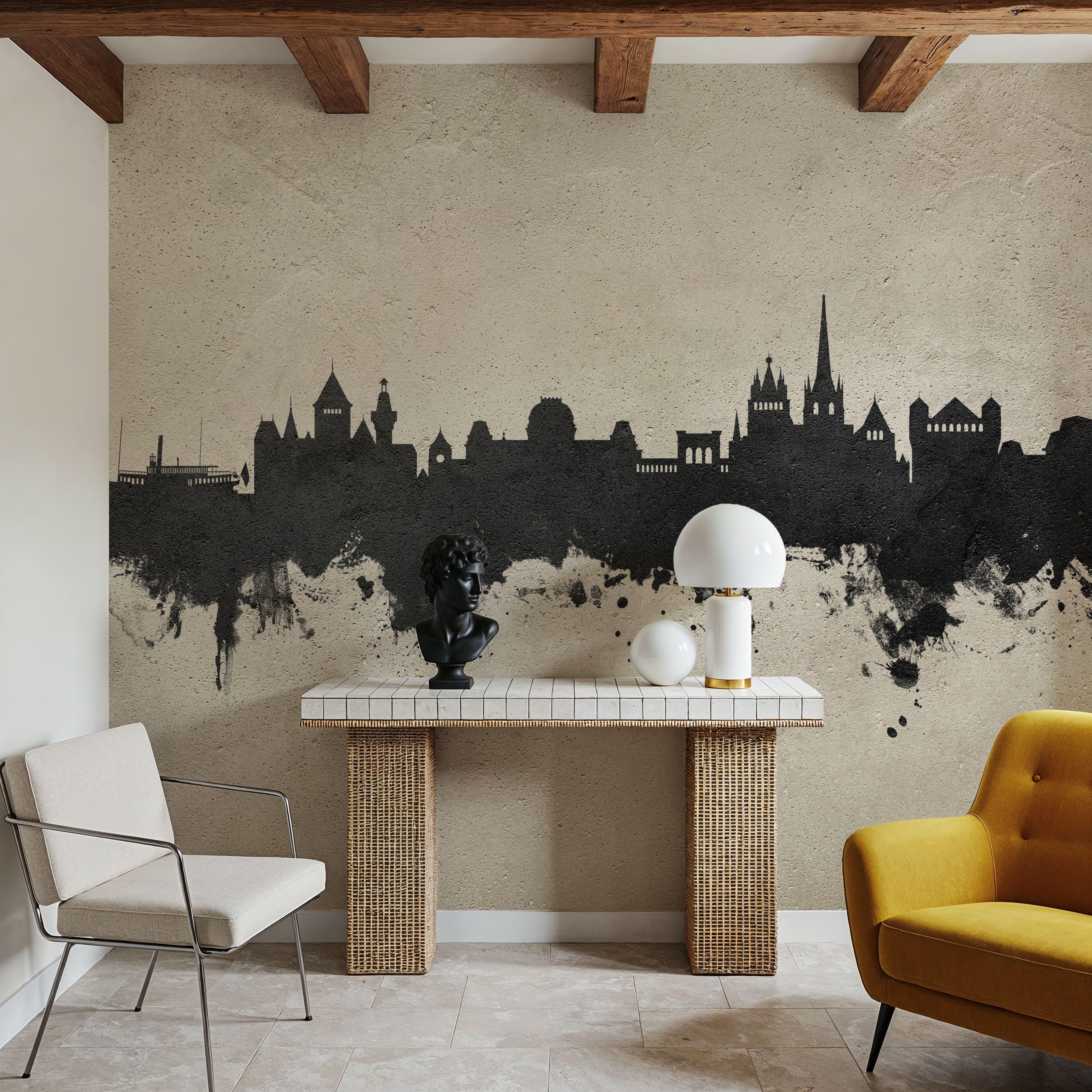 Lausanne Switzerland Skyline Concrete