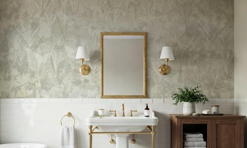 Herbals and Butterflies Double Silhouette Yellow
