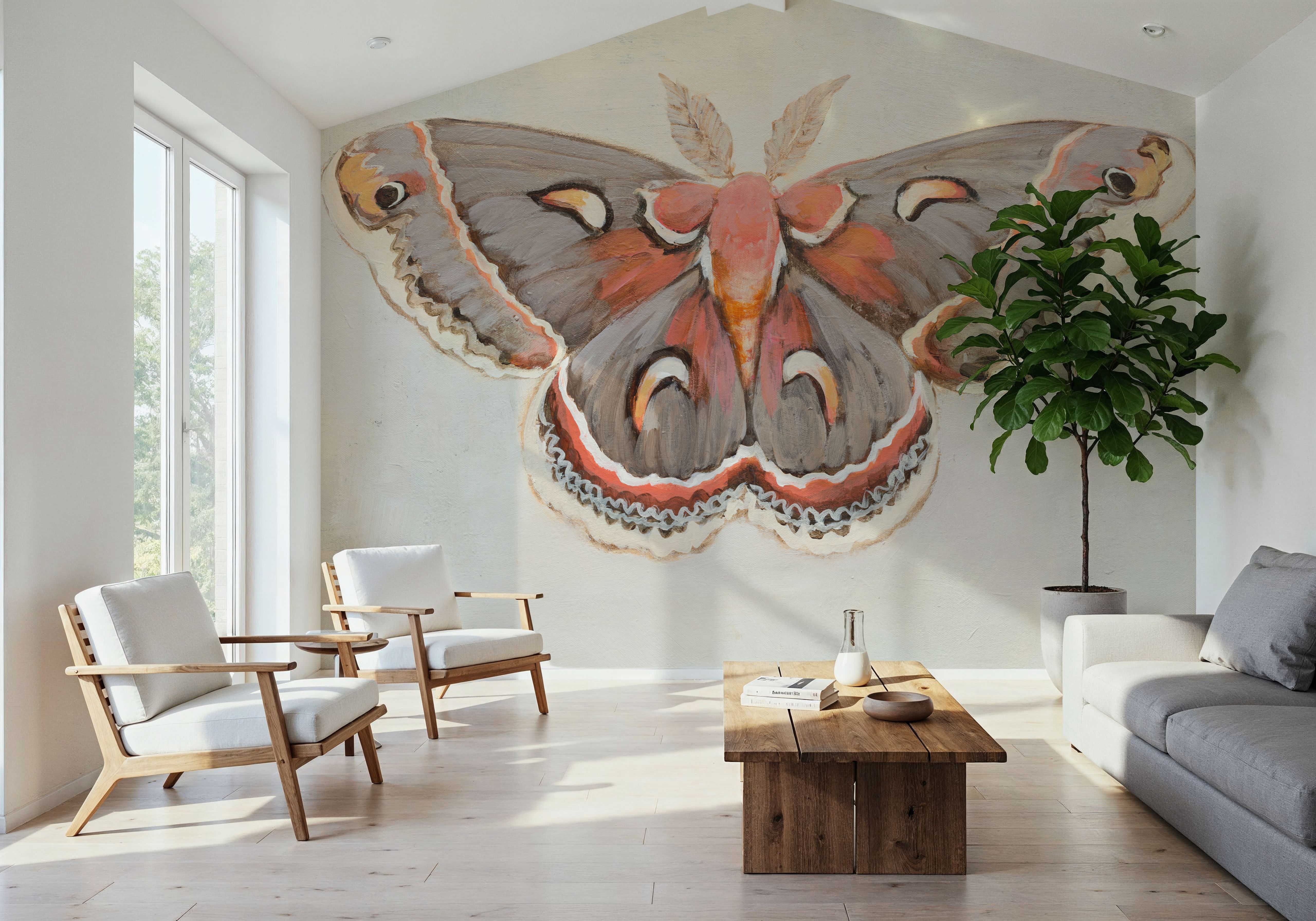 Forest Moth I, Behang