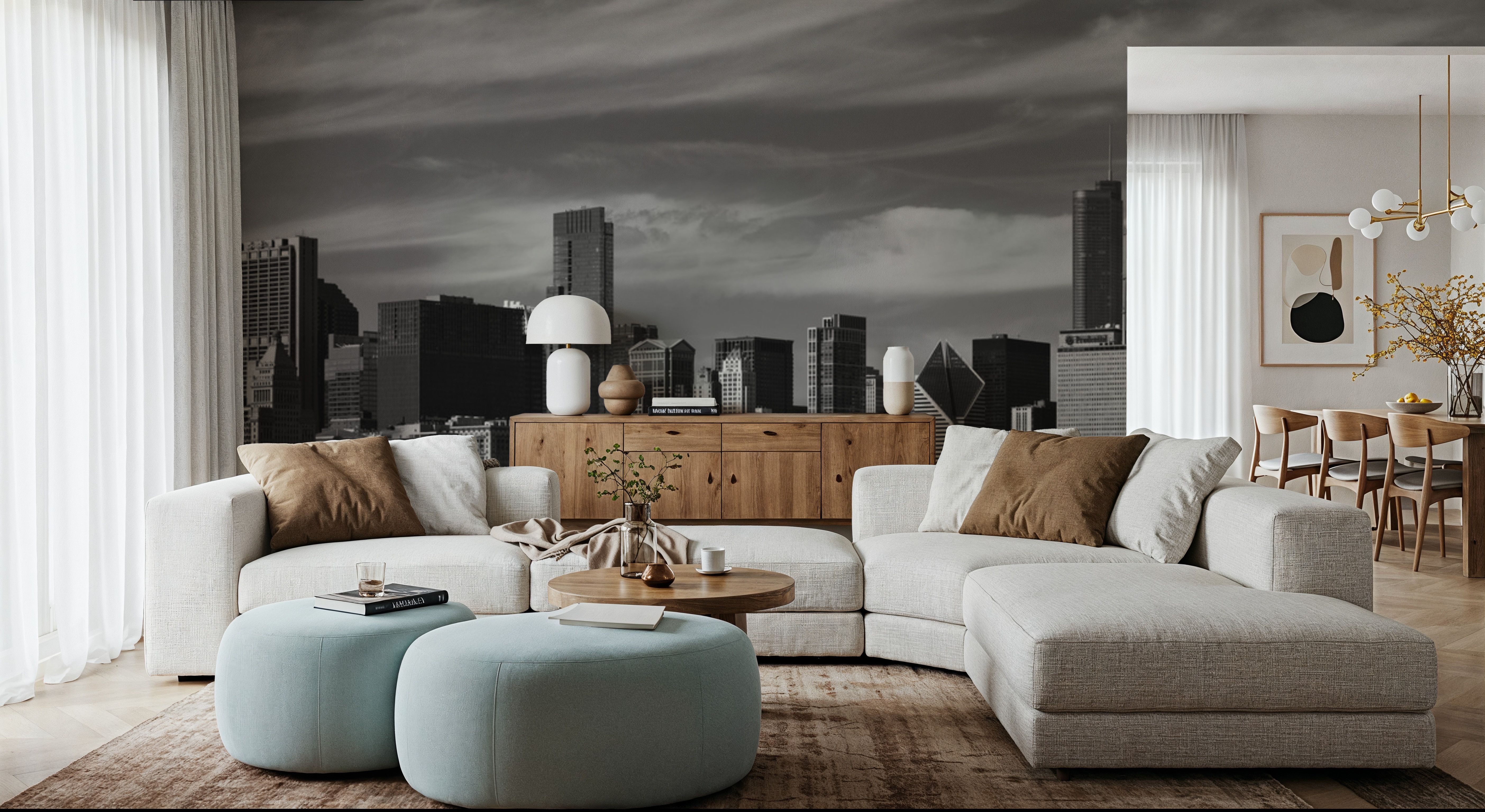 Metropolitan Harbor, Behang