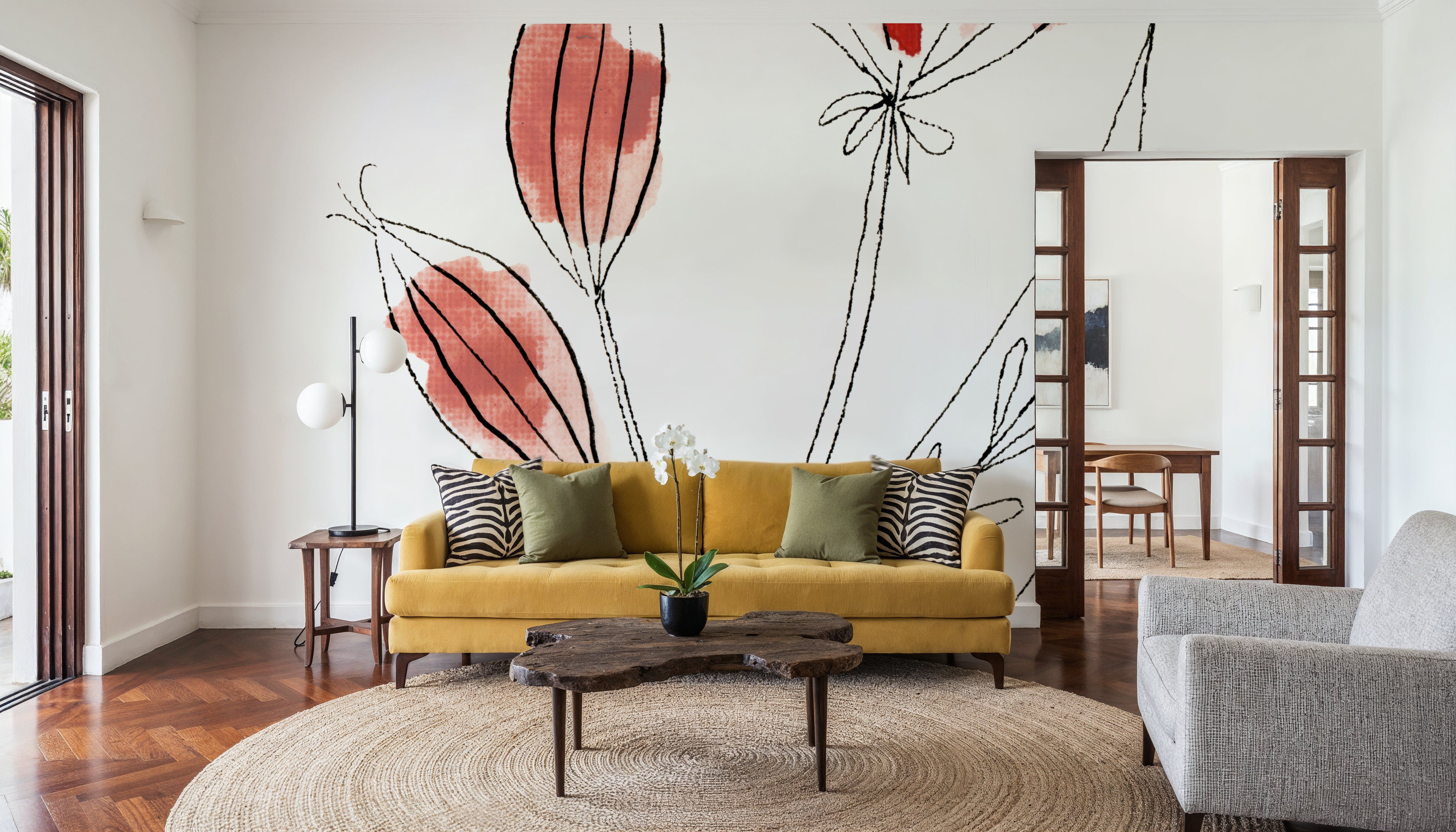 Line Flower I