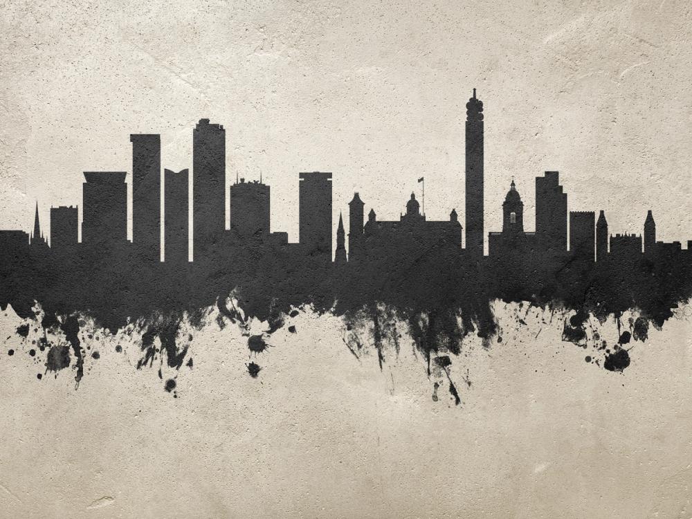 Birmingham England Skyline Concrete