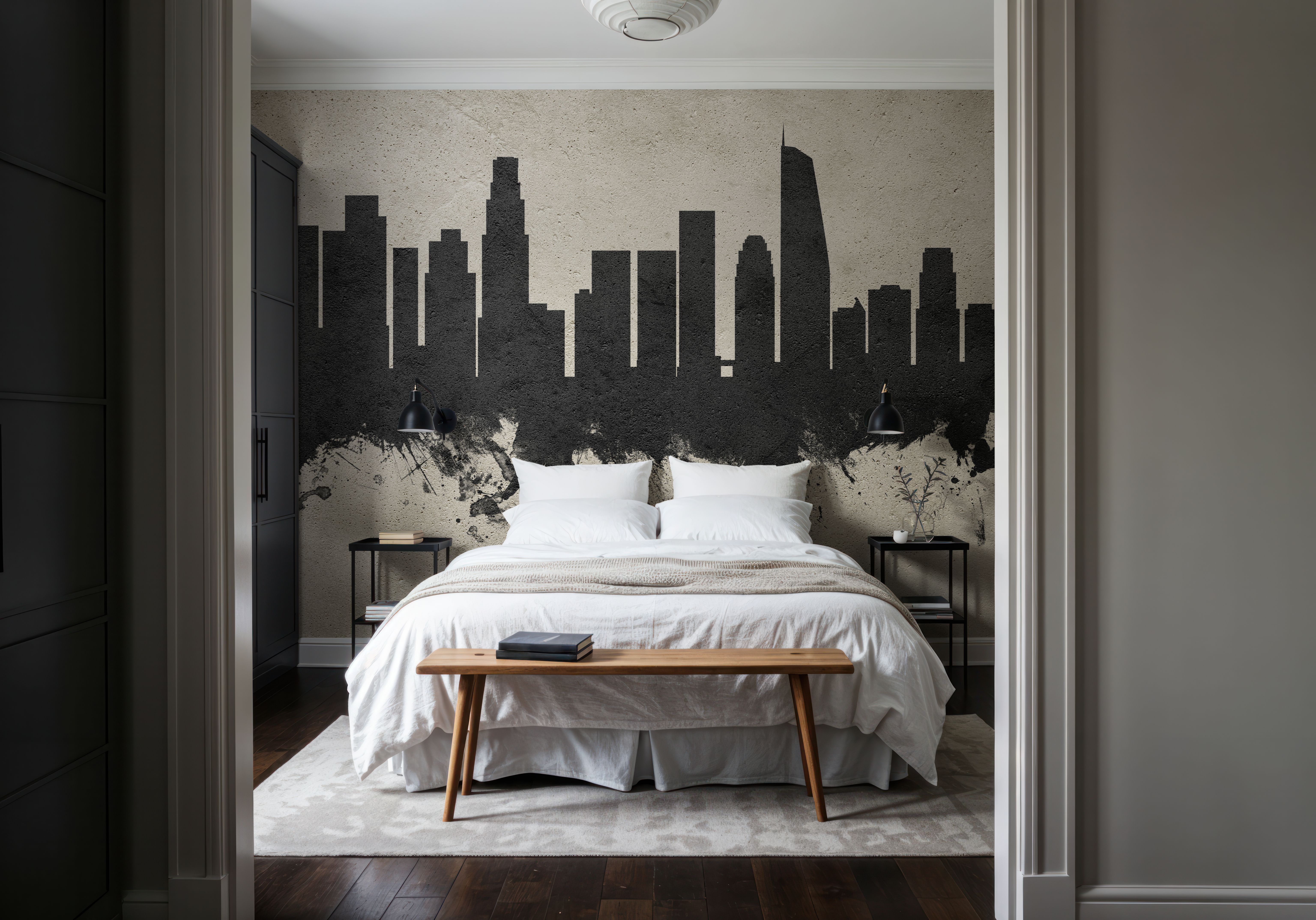 Los Angeles Skyline Concrete, Wallpaper