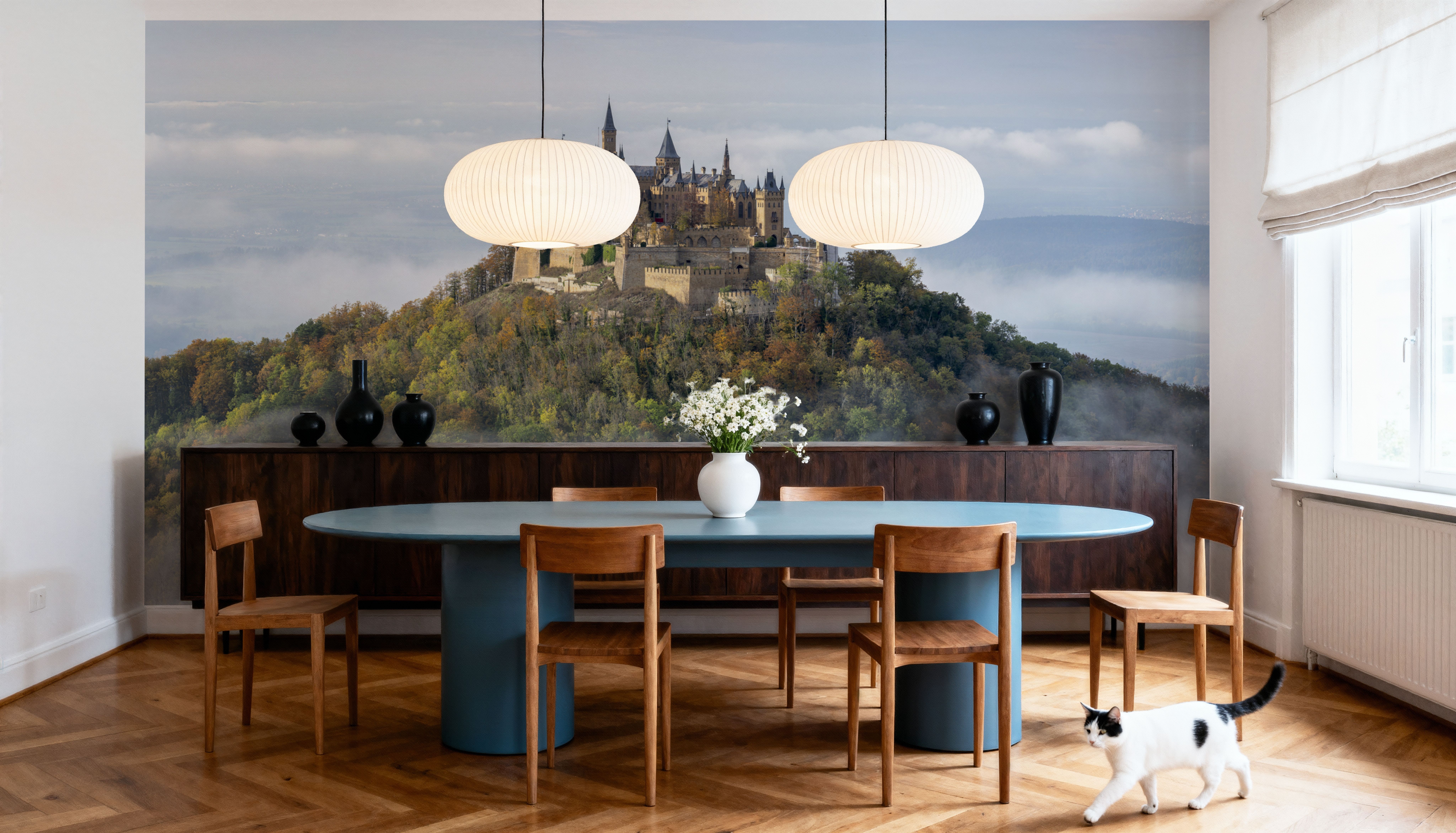 Hohenzollern Castle in Fall