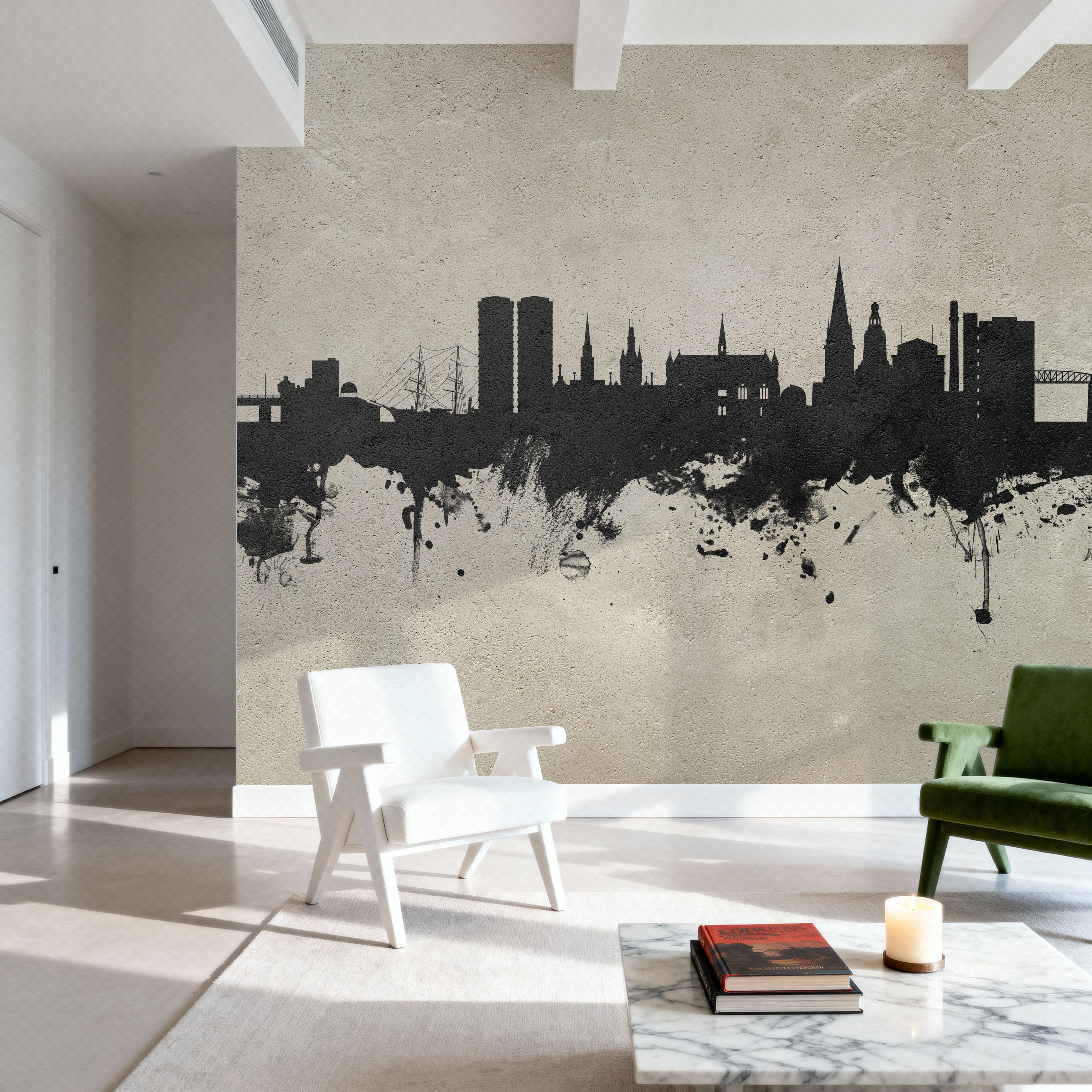 Dundee Scotland Skyline Concrete