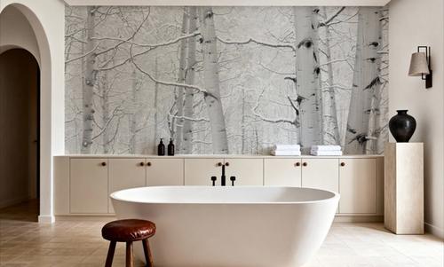 Winter Birch Serenity