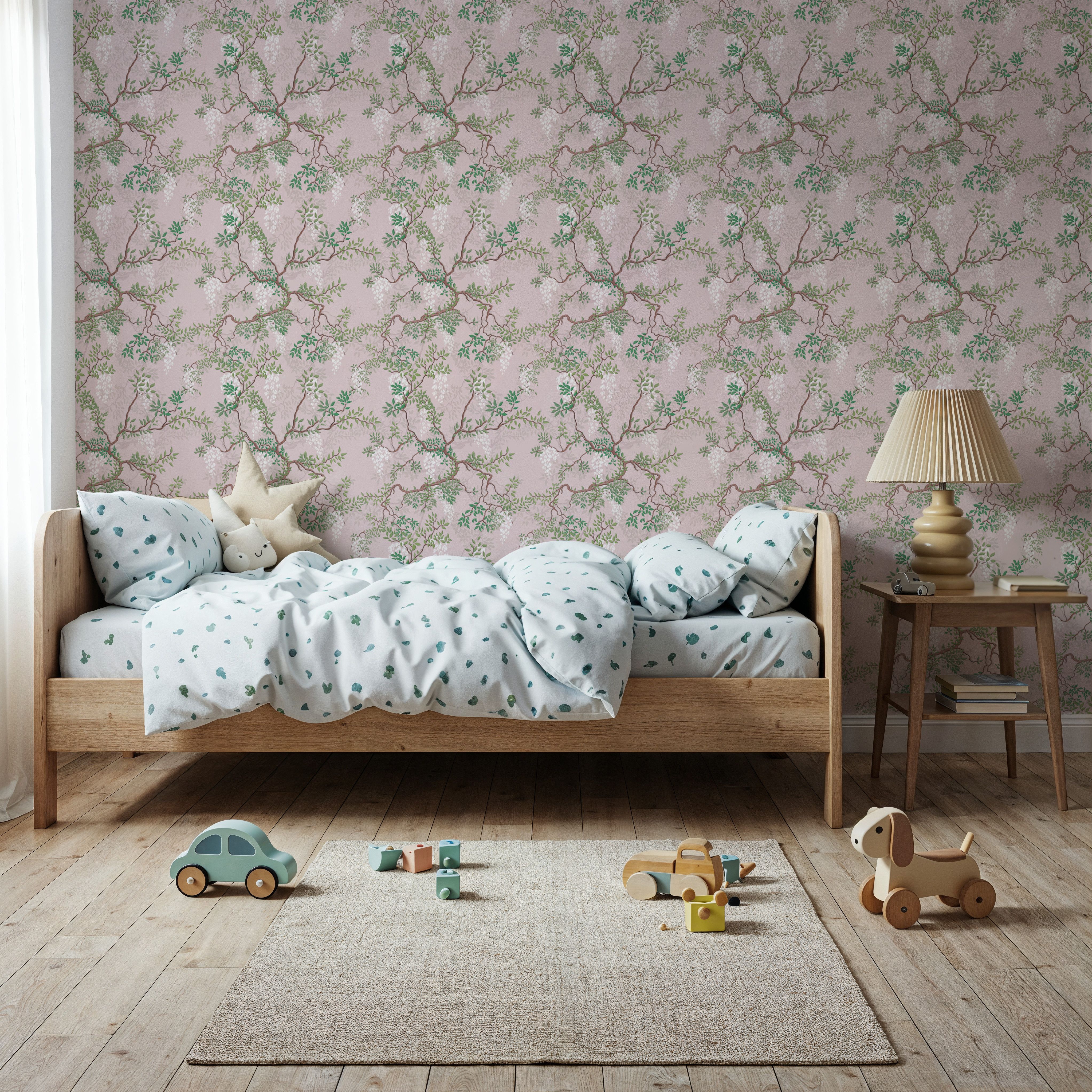 Climbing Wisteria, Rose, Wallpaper