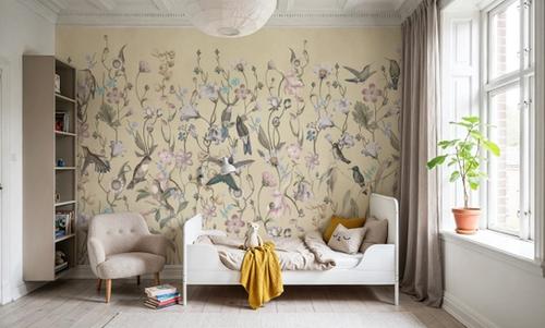 Bird Garden Light Yellow
