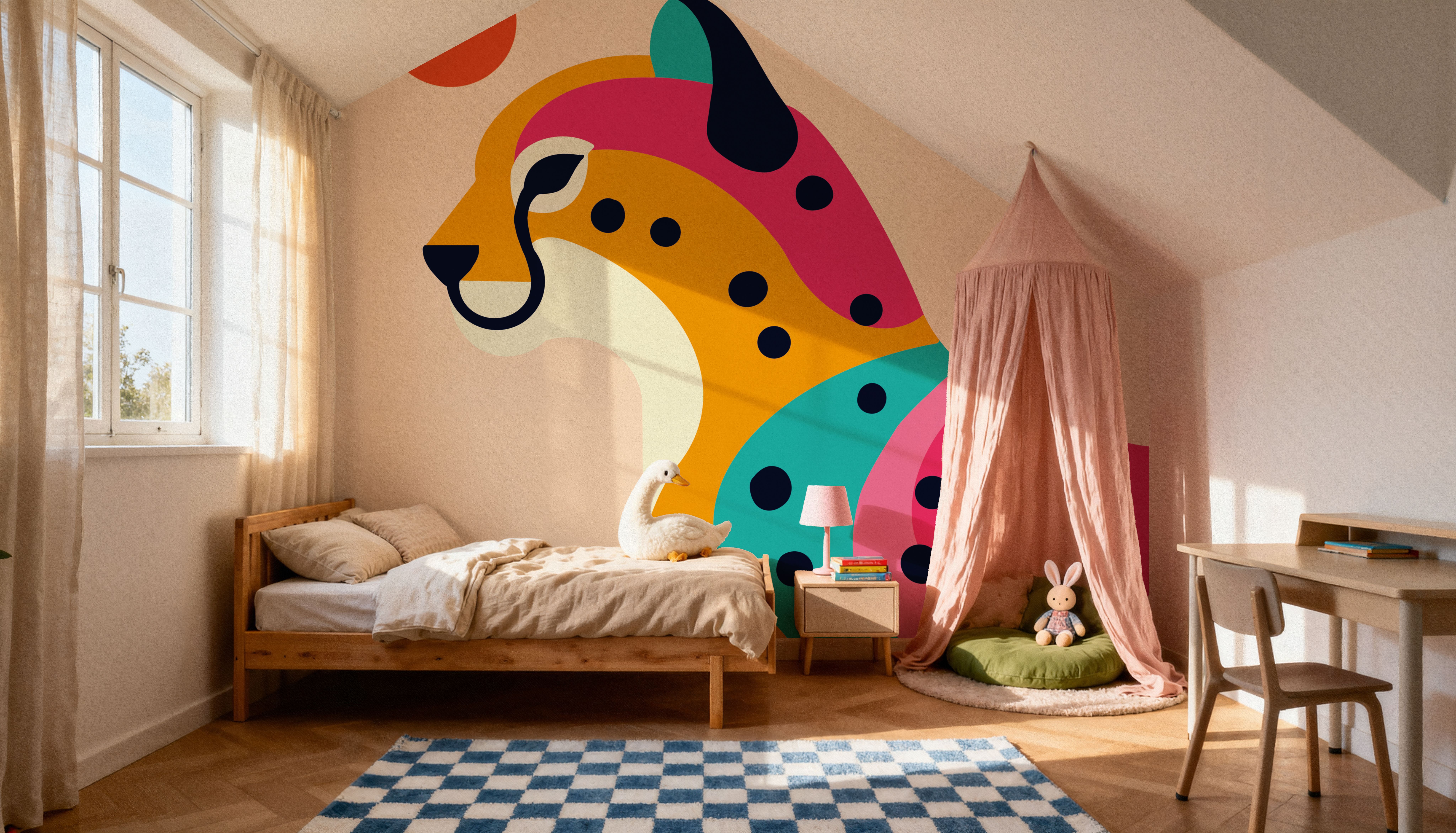 Safari Cat I, Carte da parati