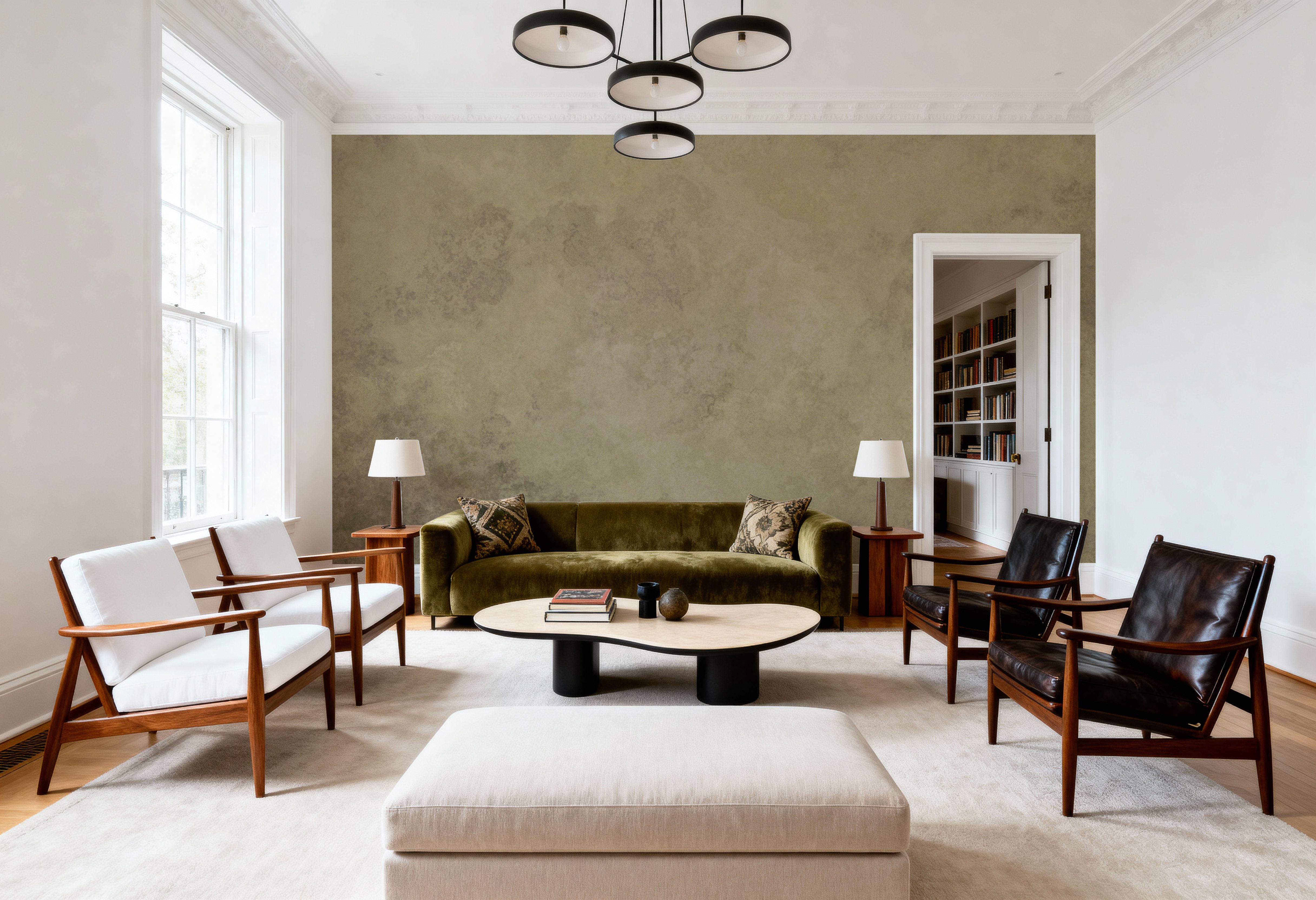 Subtle Plaster Wall, Butter Yellow