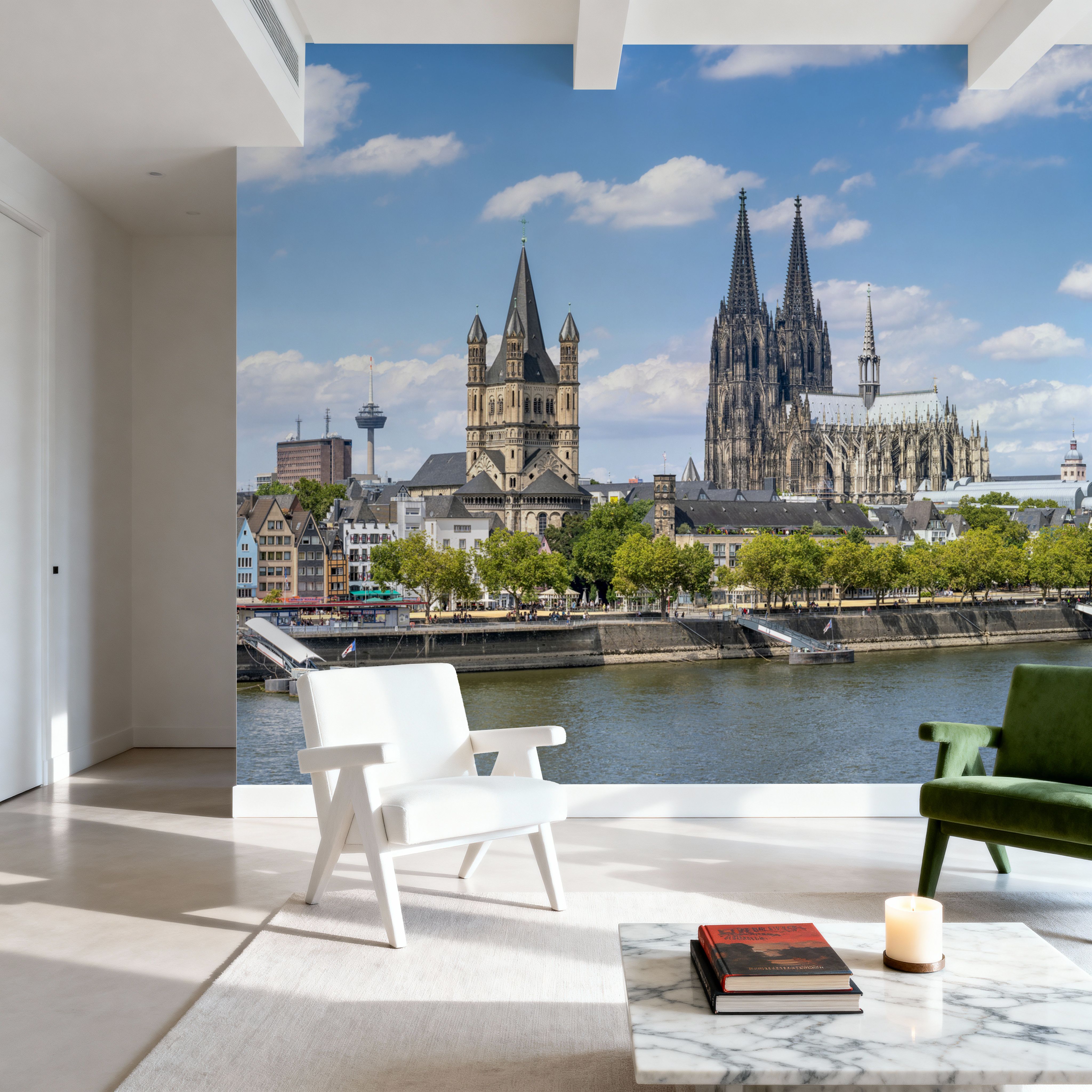 Cologne Cathedral and Great St. Martin Church