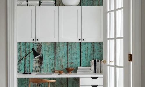 Blue Wooden Planks