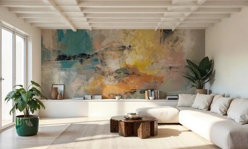 Sea And Land on Canvas