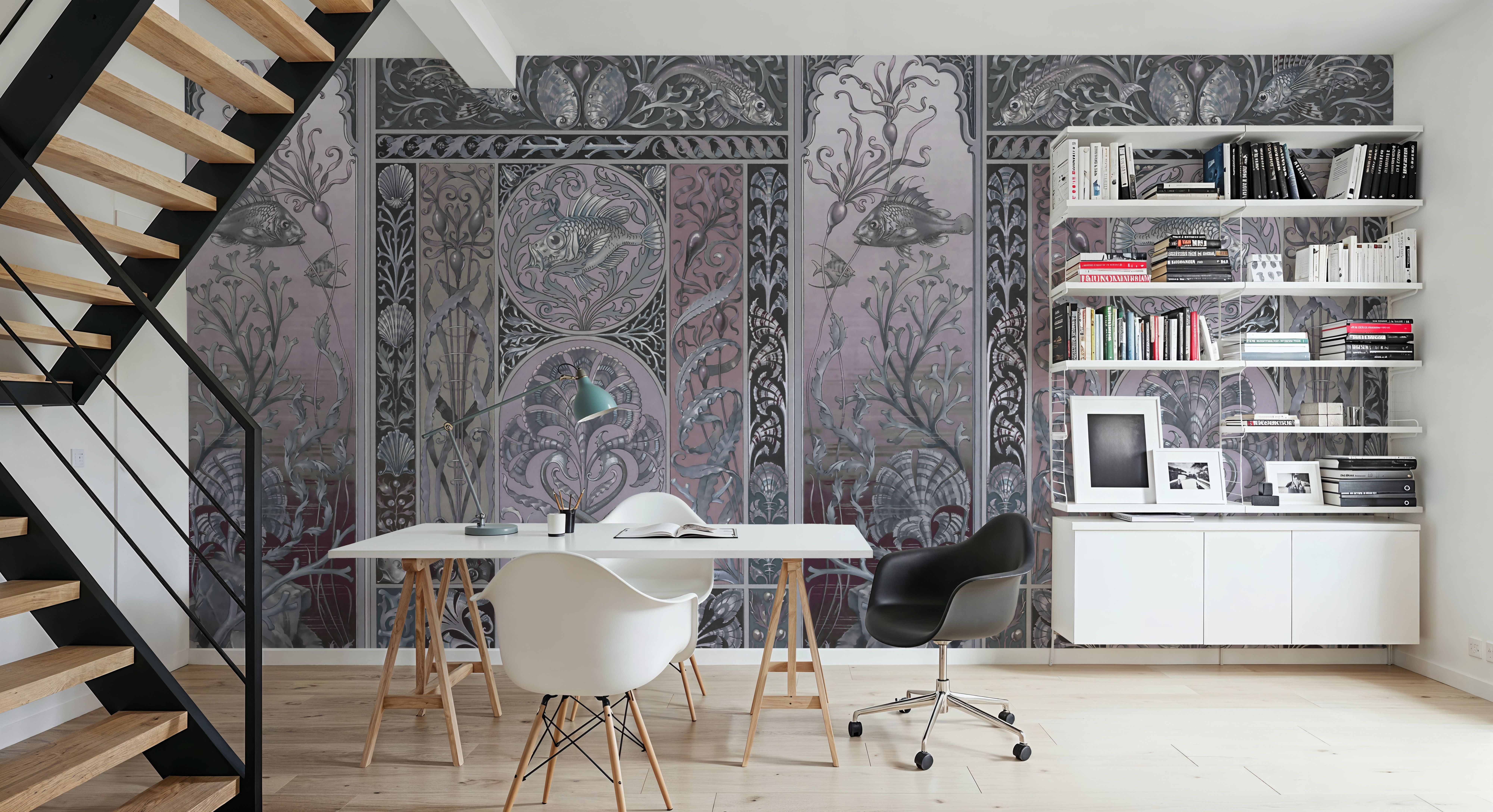 Underwater Purple, Wallpaper