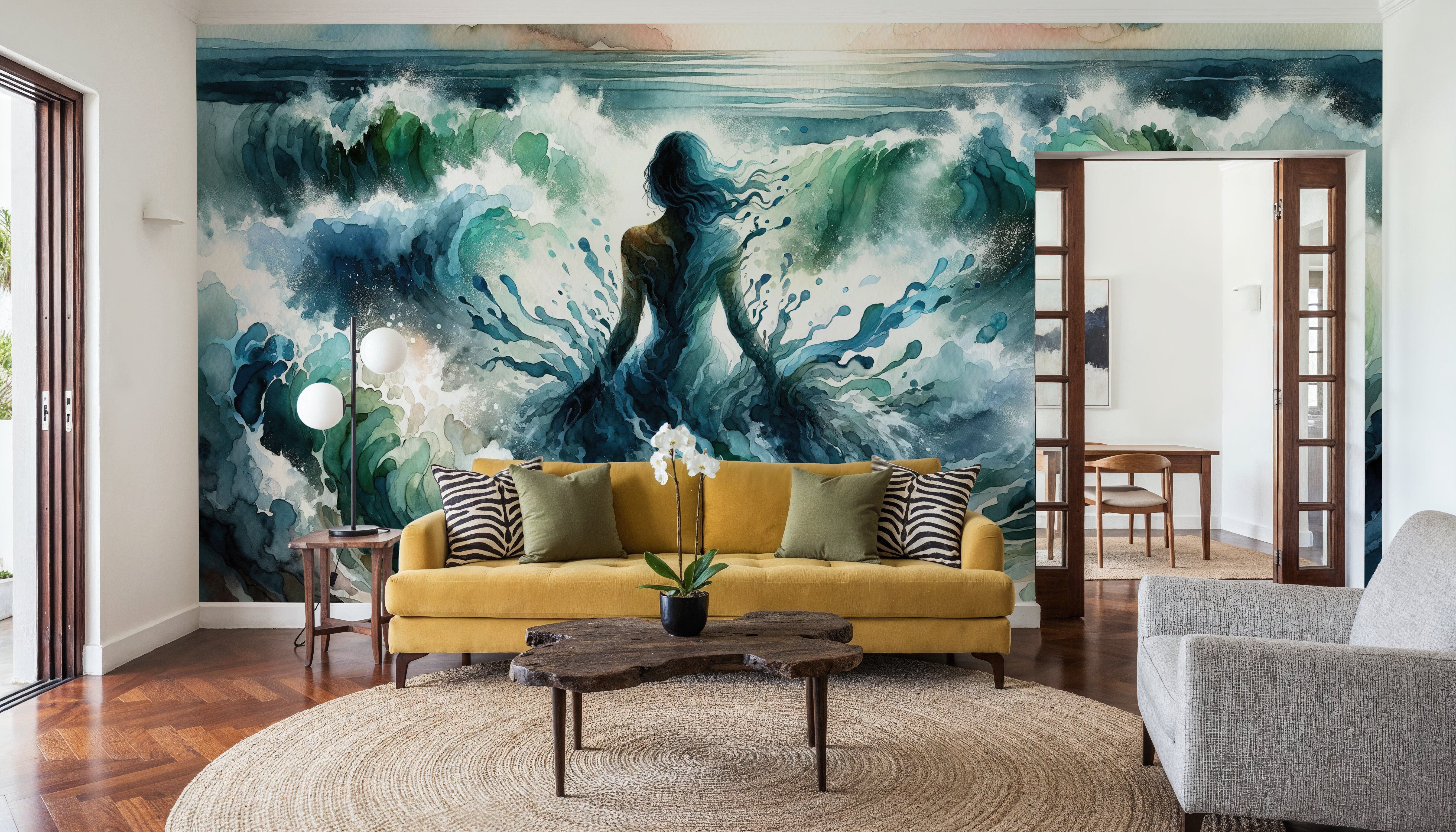 Ocean's Embrace Unfolding