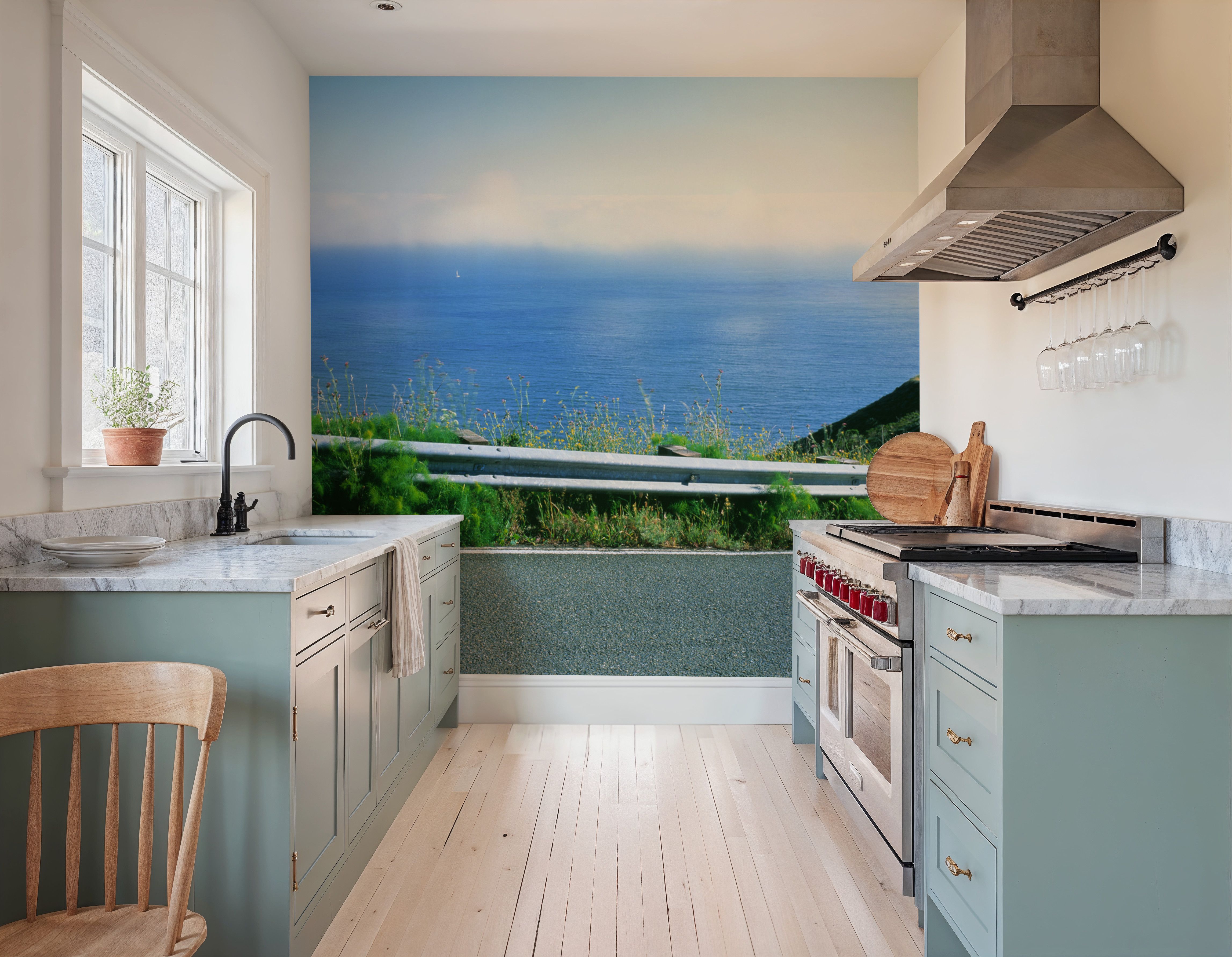 Coastal Highway Journey Blue
